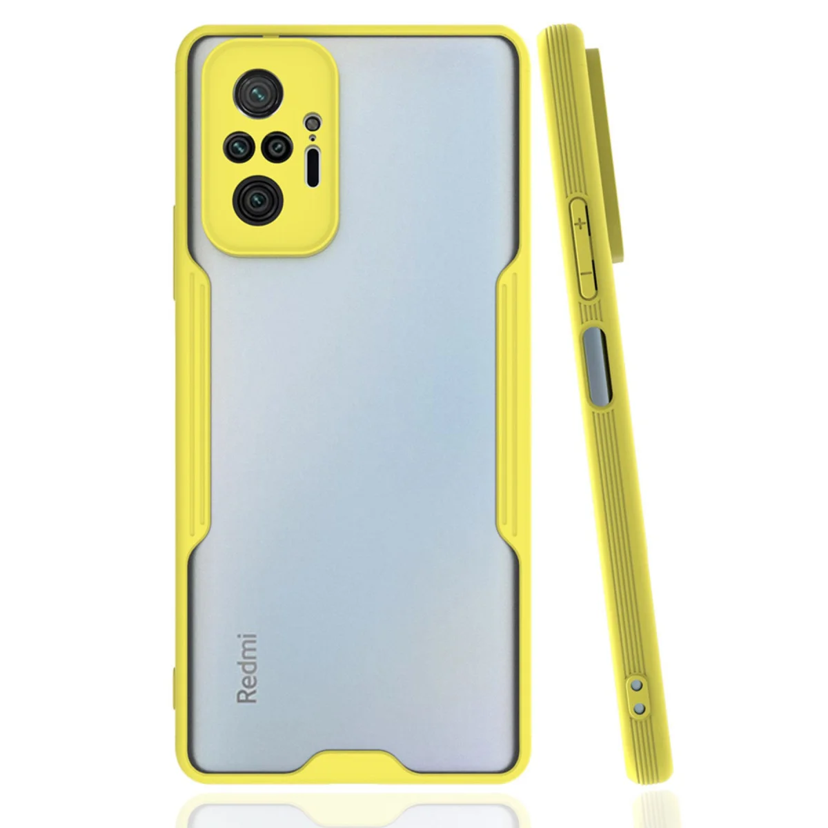 Redmi Note 10 Pro Kılıf Platin Silikon - Sarı