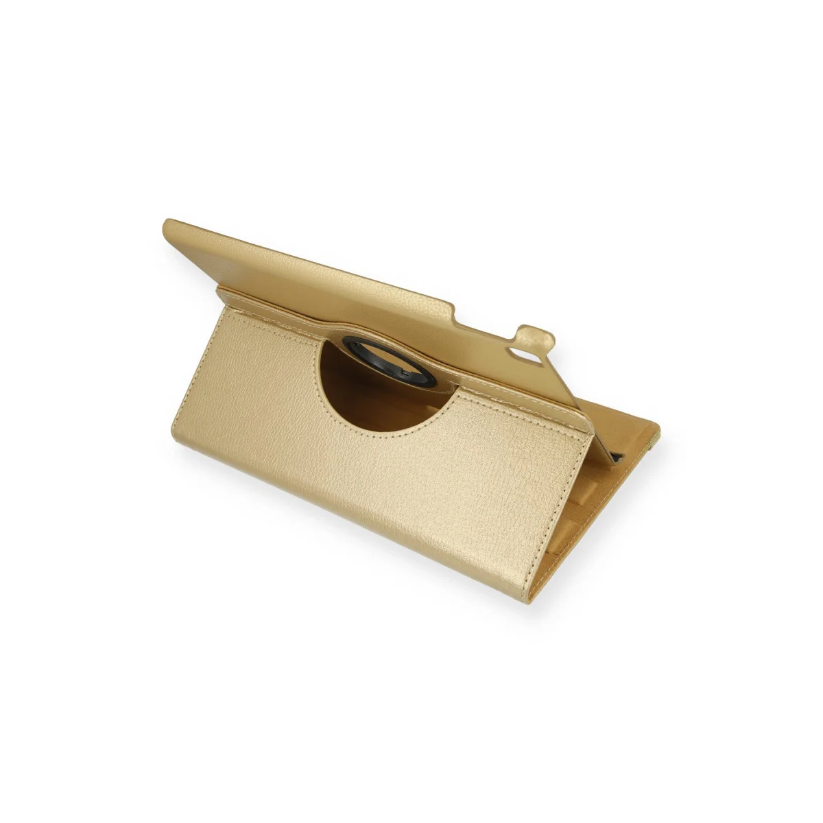 iPad 10.2 (7.nesil) Kılıf 360 Tablet Deri Kılıf - Gold