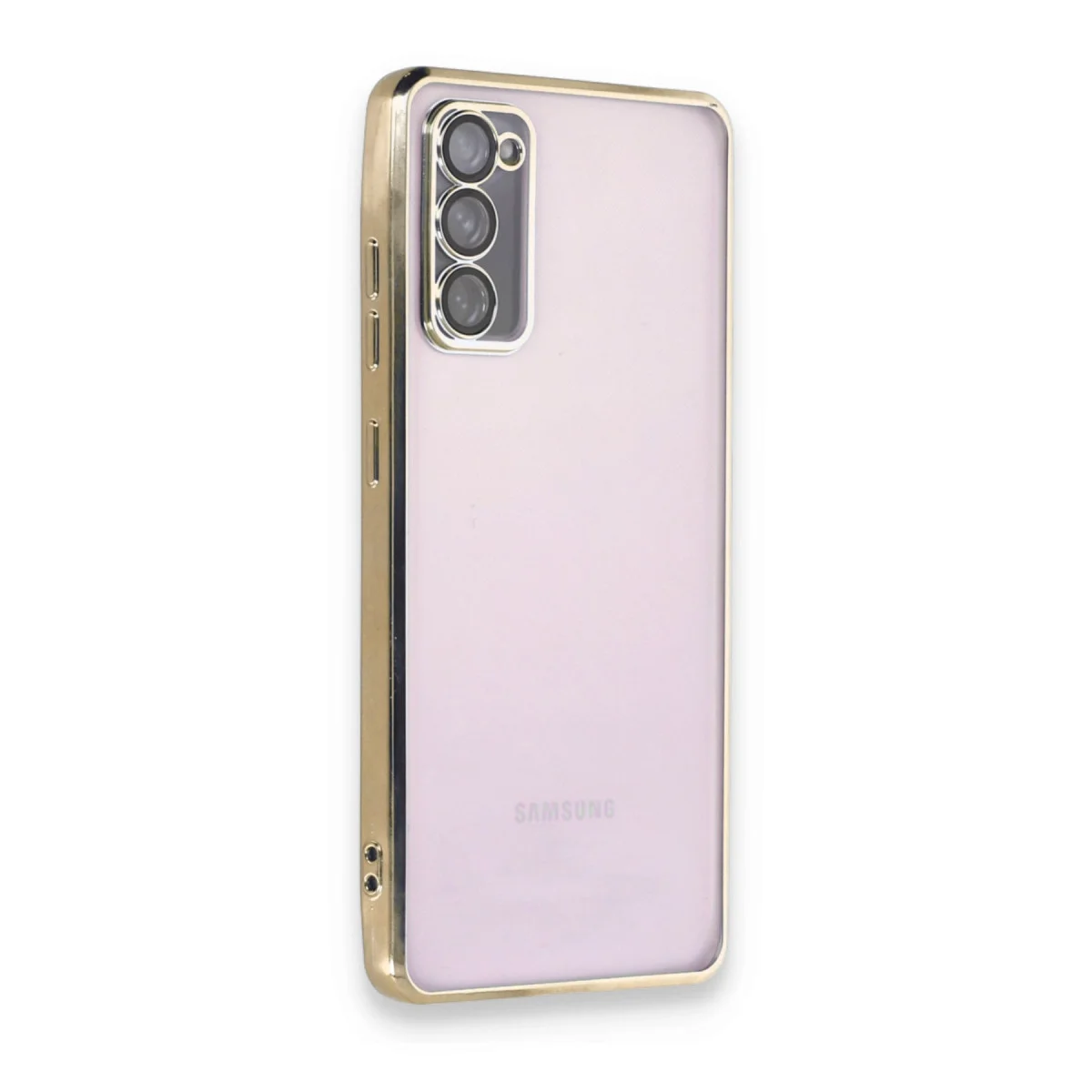Galaxy S20 FE Kılıf Razer Lensli Silikon - Gold