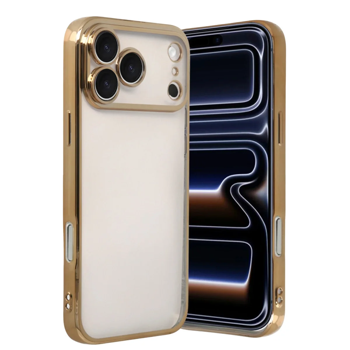 iPhone 17 Pro Max Razer Lensli Silikon - Gold