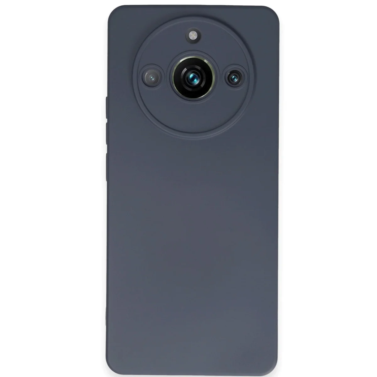 Realme 11 Pro Kılıf Nano içi Kadife Silikon - Gri