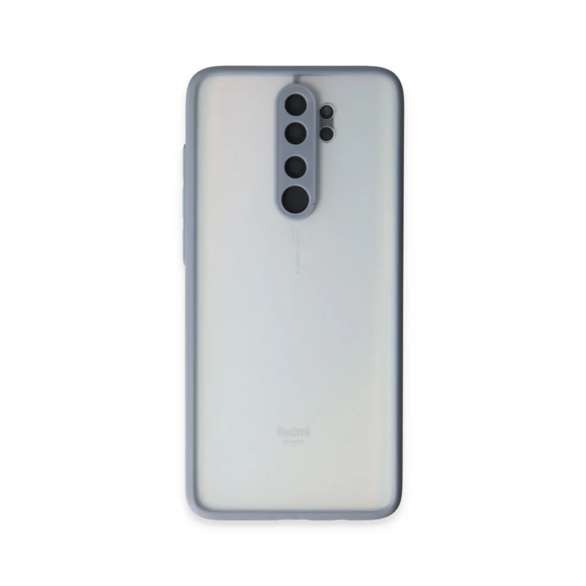 Redmi Note 8 Pro Kılıf Montreal Silikon Kapak - Gri