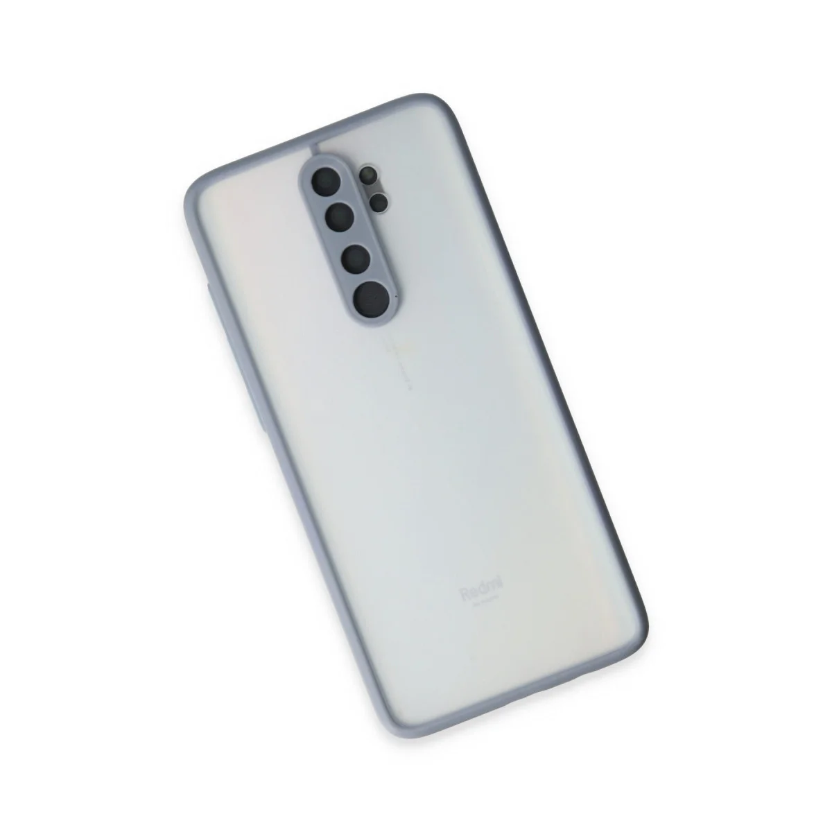 Redmi Note 8 Pro Kılıf Montreal Silikon Kapak - Gri