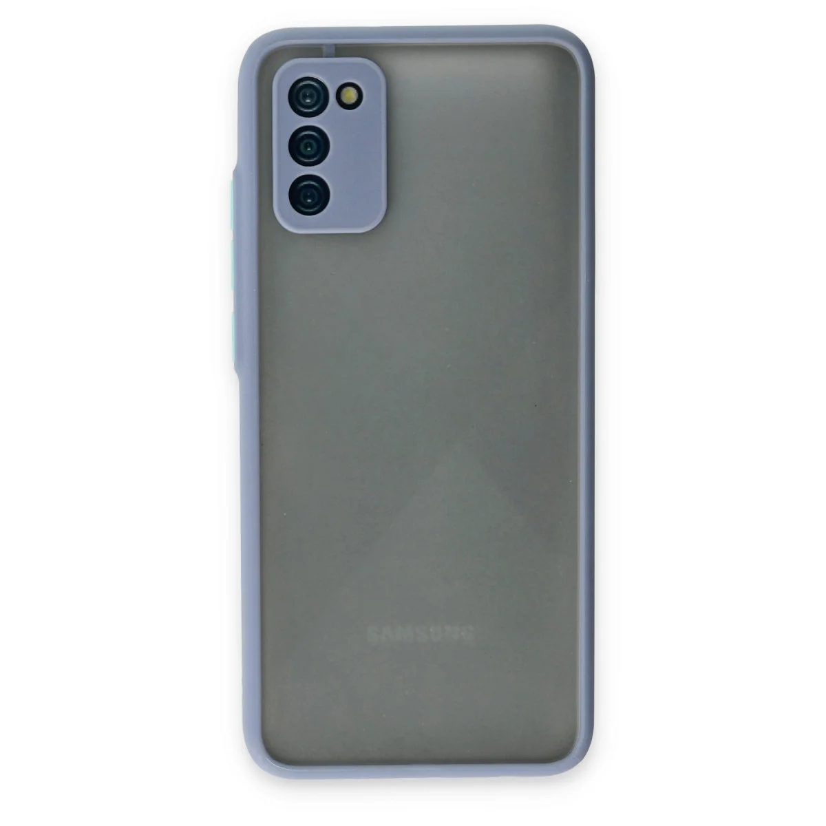 Galaxy A02S Kılıf Montreal Silikon Kapak - Gri