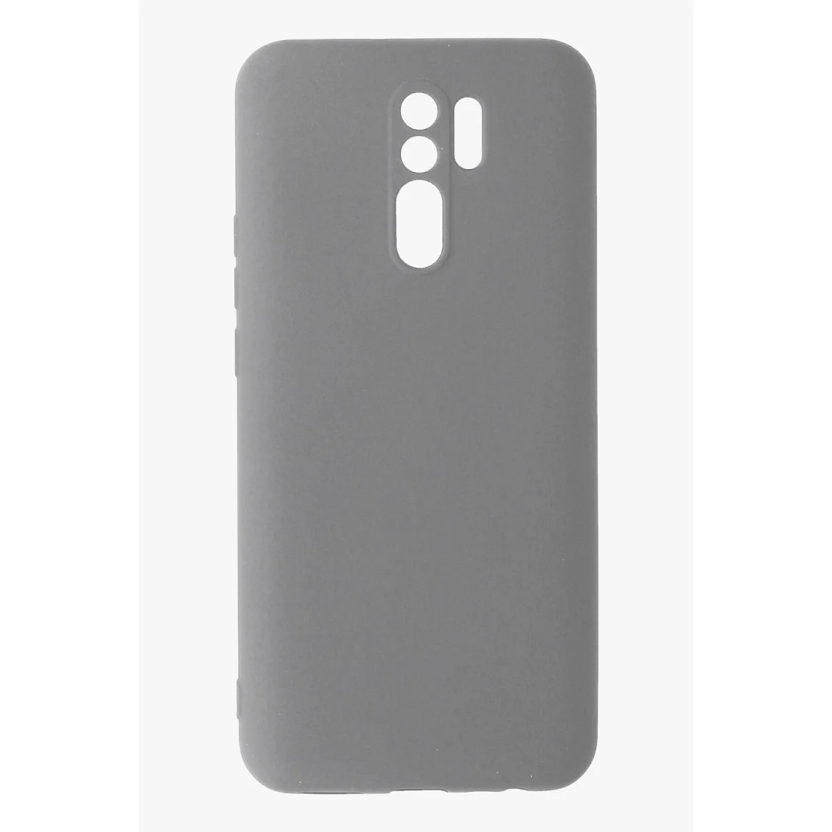 Redmi 9 Kılıf Nano içi Kadife Silikon - Gri