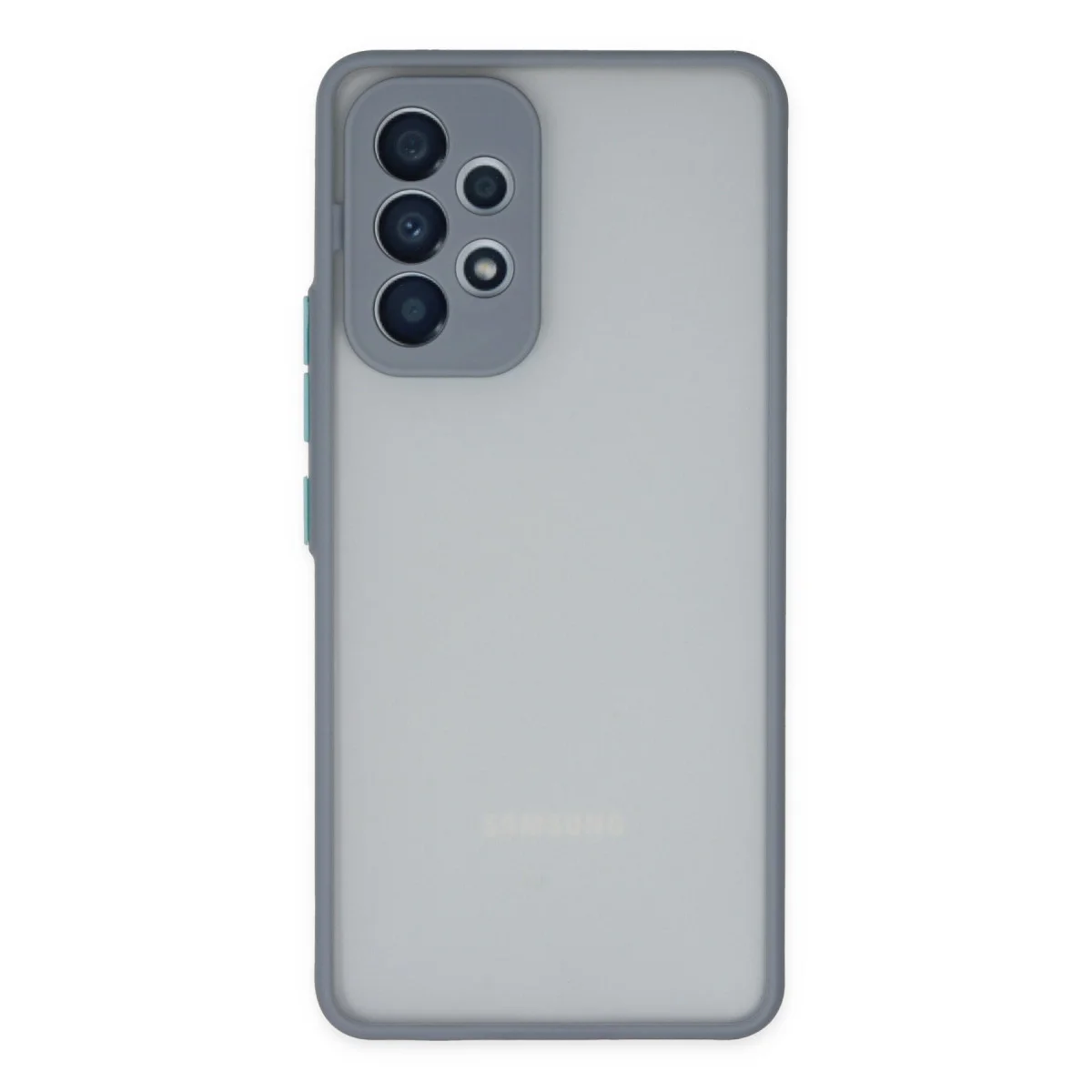 Galaxy A53 5G Kılıf Montreal Silikon Kapak - Gri