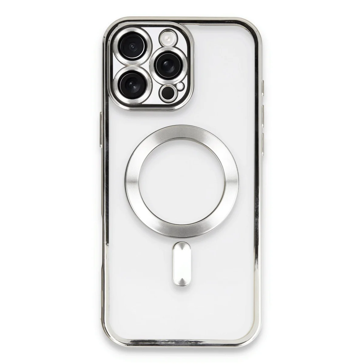 iPhone 16 Pro Kılıf Kross Magneticsafe Kapak - Gümüş