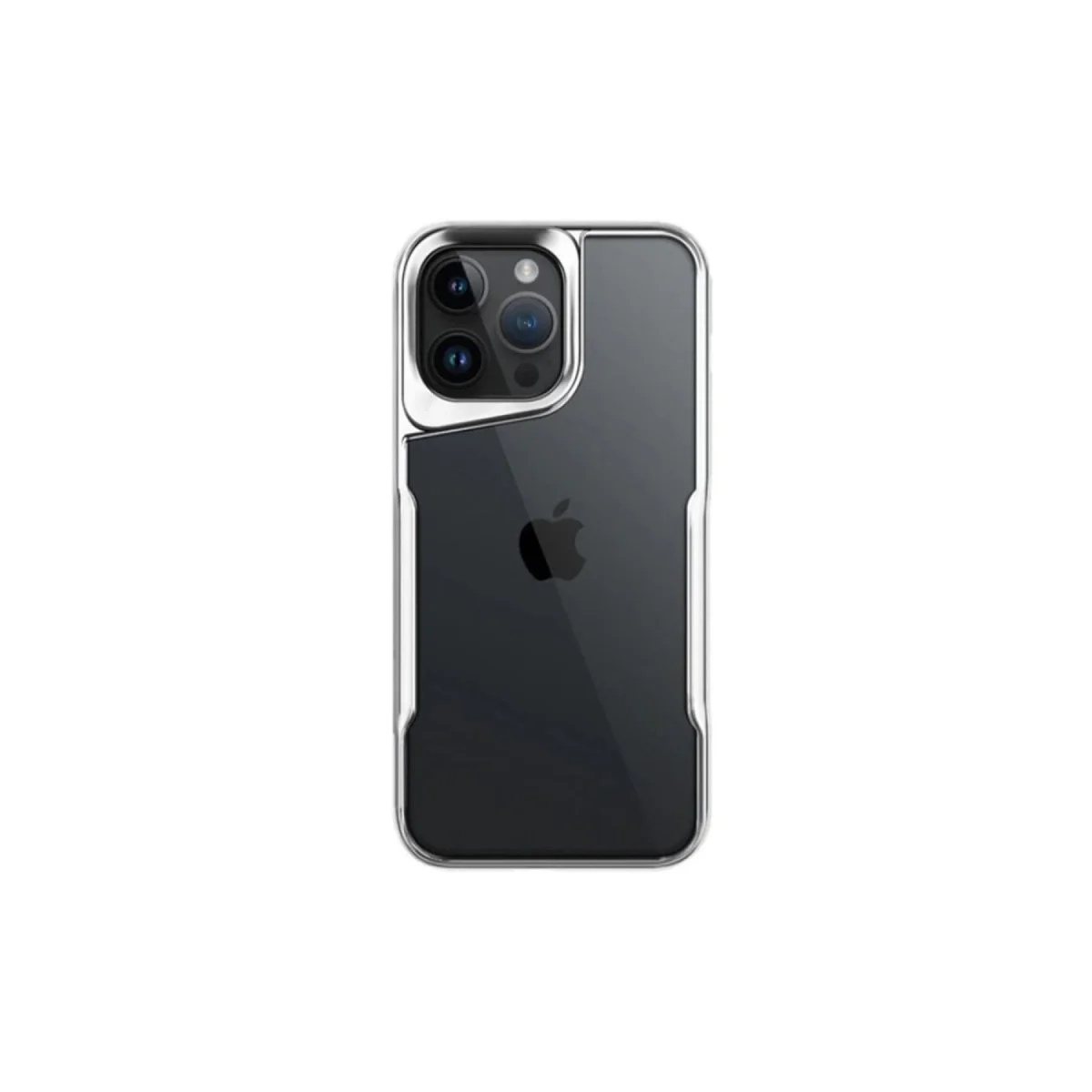 iPhone 16 Pro Max Kılıf Boyi Silikon Kapak - Gümüş