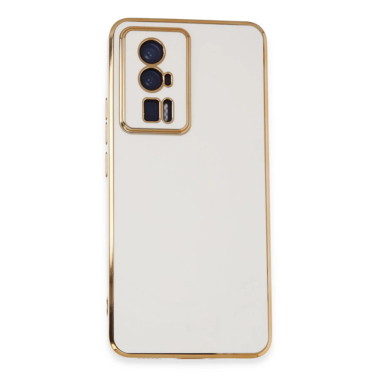 Poco F5 Pro Kılıf Volet Silikon - Beyaz