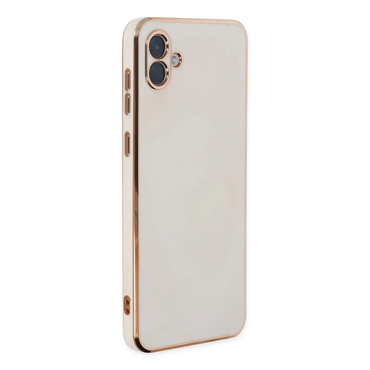 Galaxy A04 Kılıf Volet Silikon - Beyaz