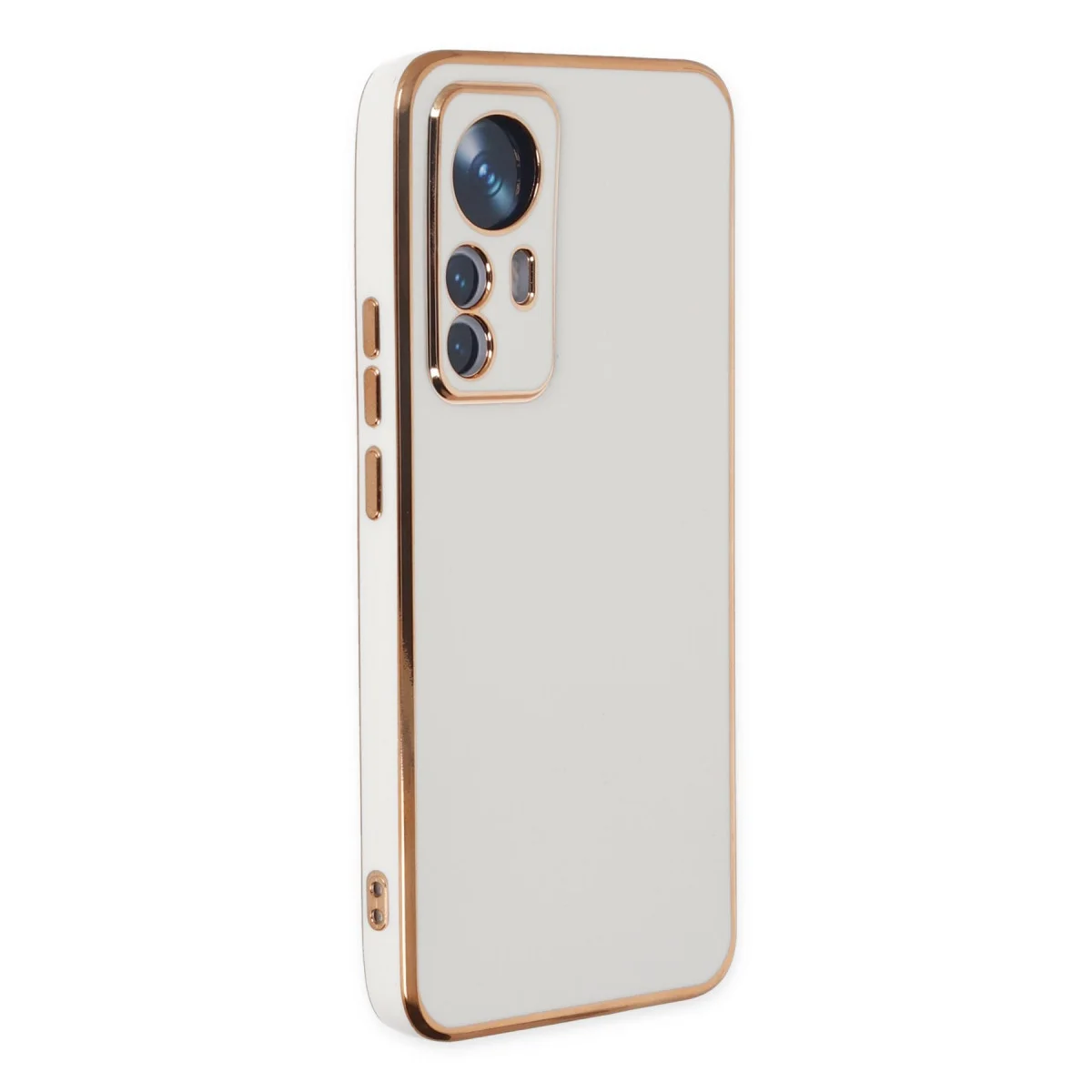 Mi 12T Pro Kılıf Volet Silikon - Beyaz