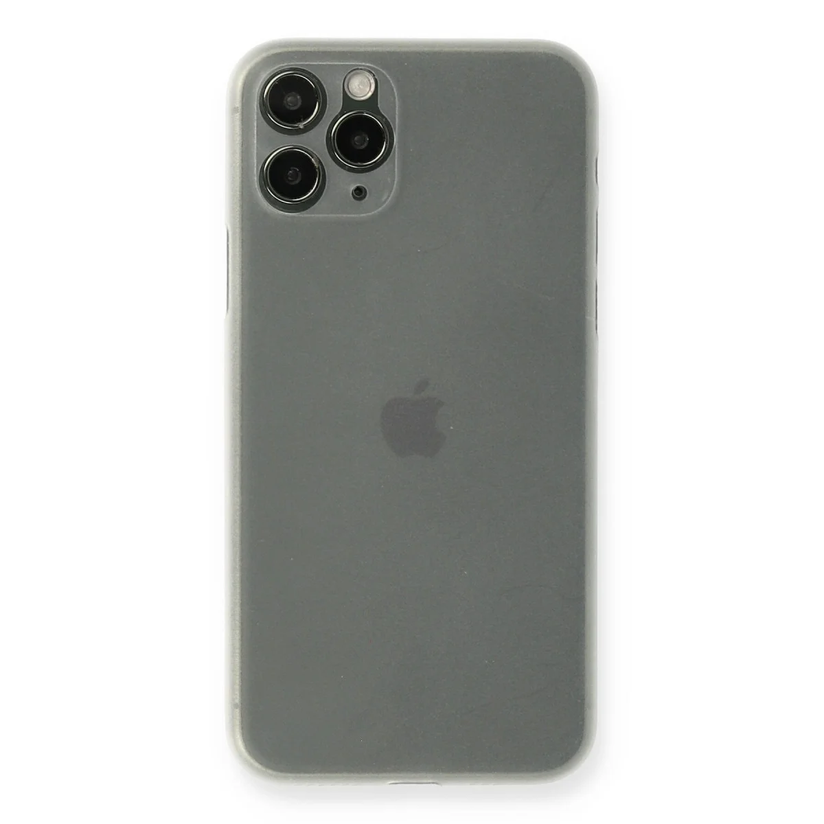 iPhone 11 Pro Max Kılıf PP Ultra İnce Kapak - Beyaz