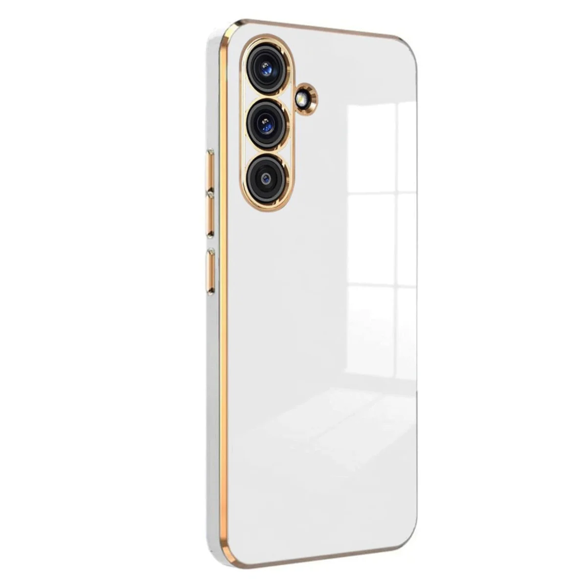 Galaxy M34 5G Kılıf Volet Silikon - Beyaz