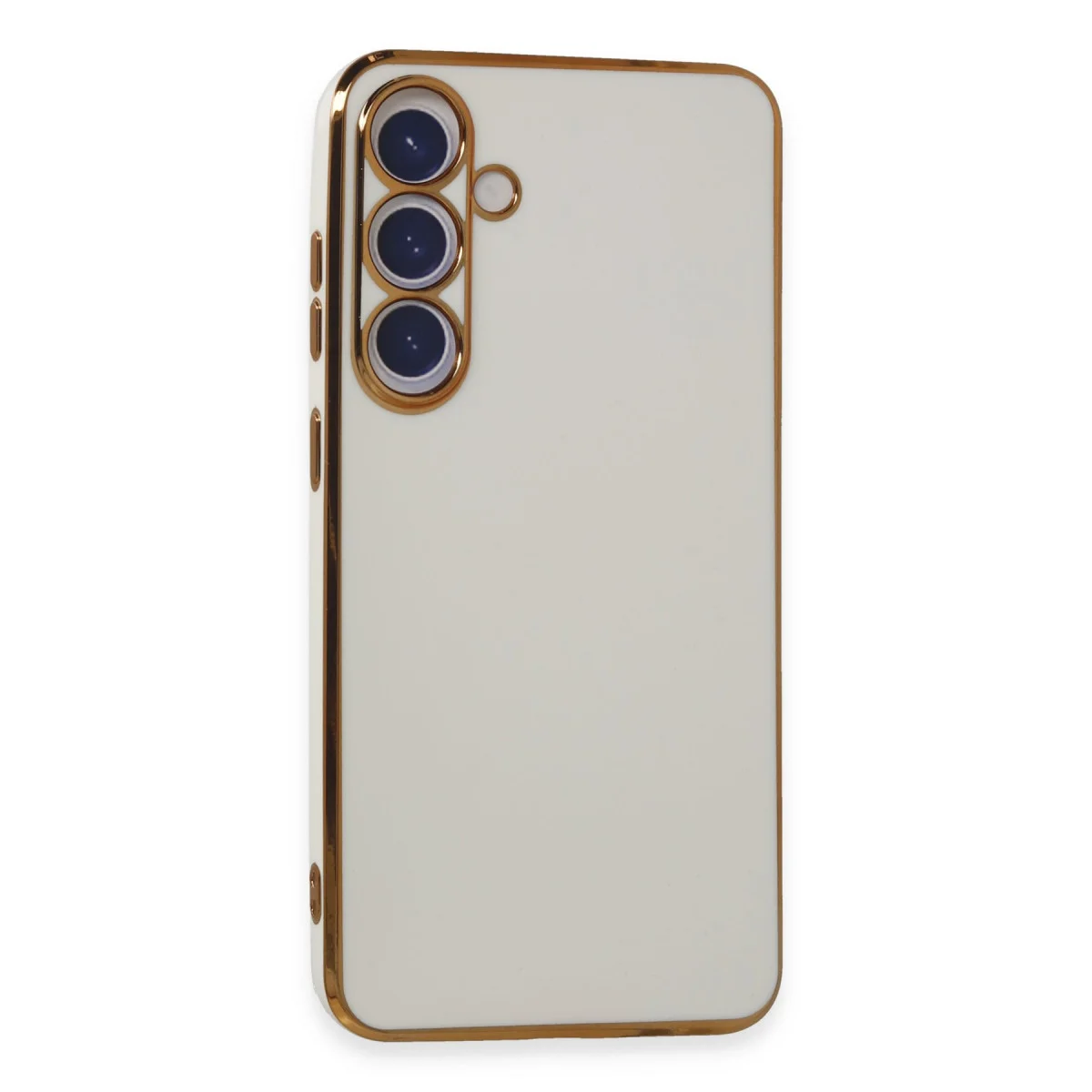 Galaxy S24 Plus Kılıf Volet Silikon - Beyaz