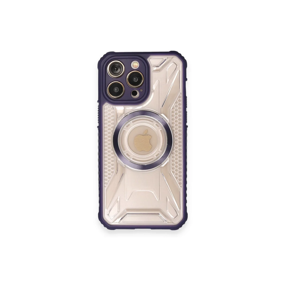 iPhone 12 Pro Max Kılıf Prag Magneticsafe Kapak - Derin Mor