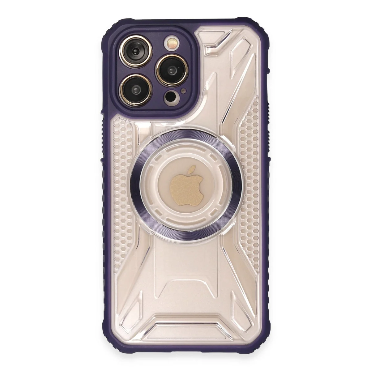 iPhone 13 Pro Kılıf Prag Magneticsafe Kapak - Derin Mor