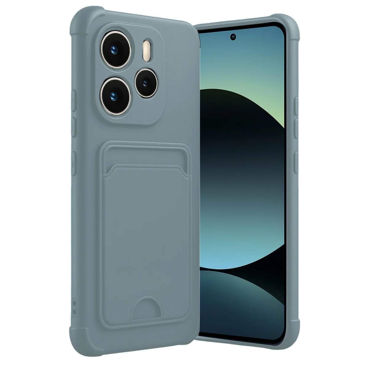 Redmi Note 14 4G Kelvin Kartvizitli Silikon - Açık Yeşil