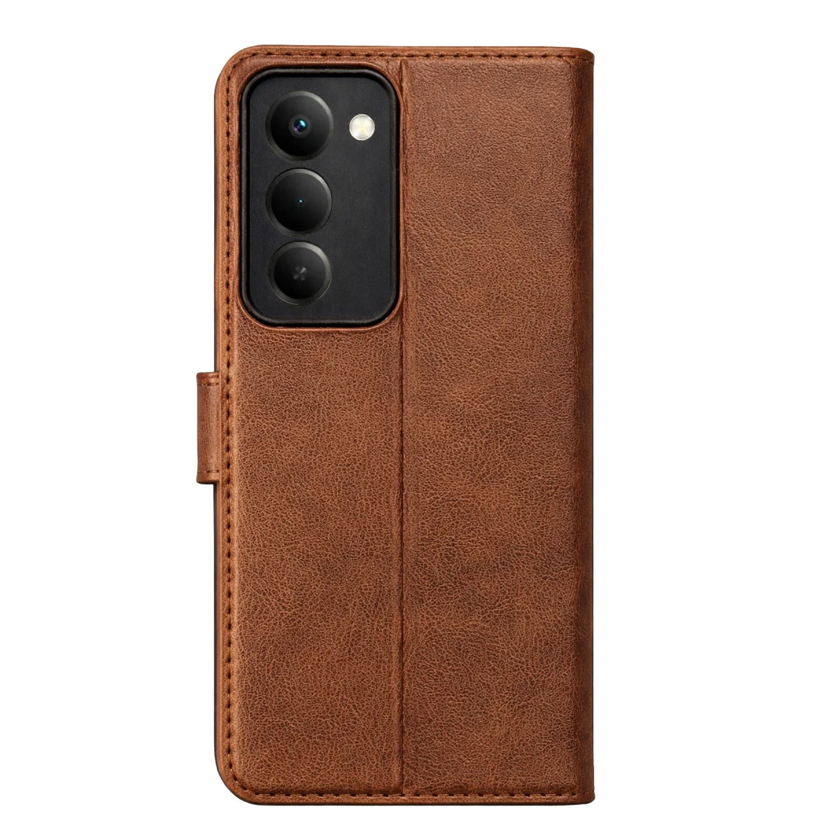Redmi 15 5G Trend S Plus Kapaklı Kılıf - Taba