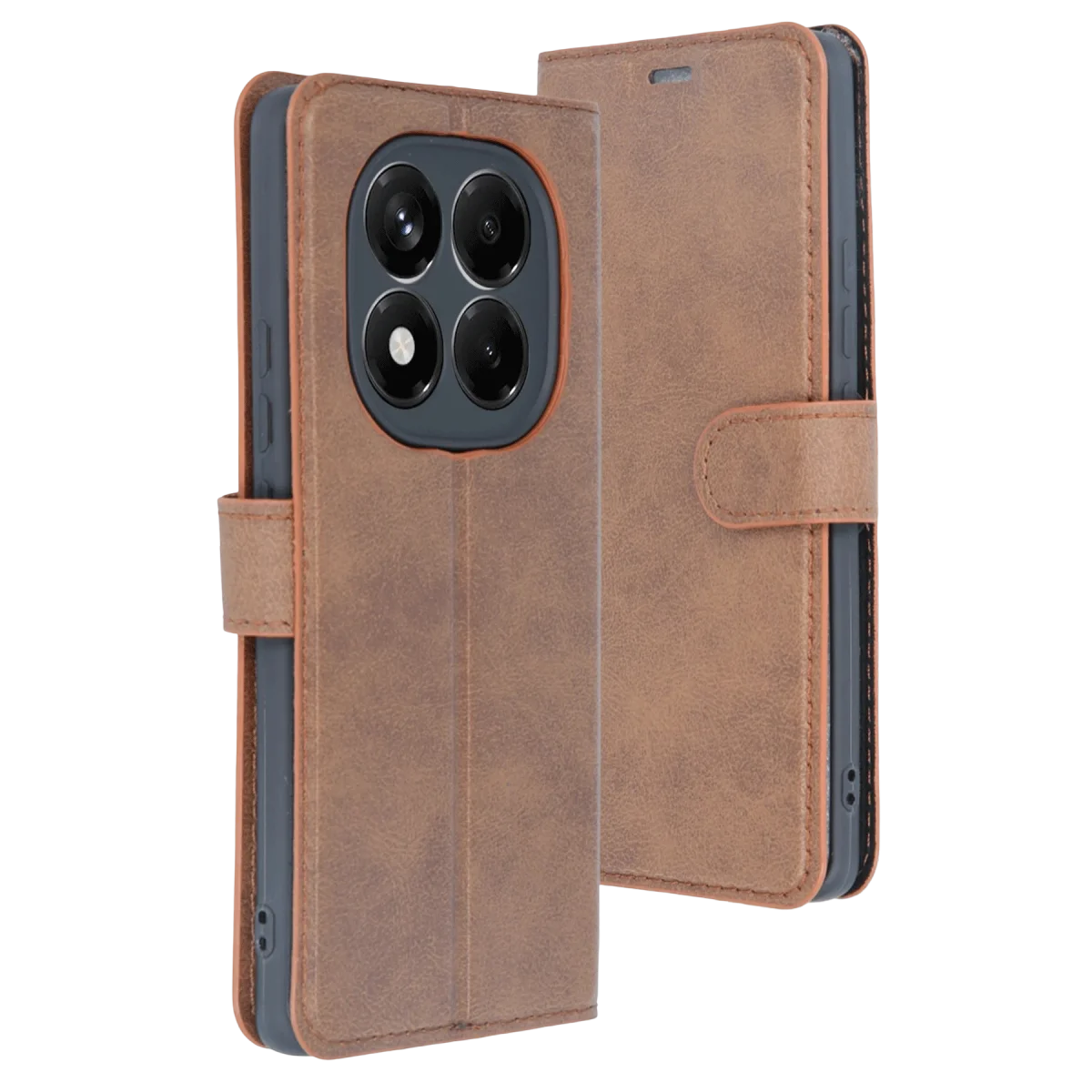 Redmi Note 15 Pro 5G Trend S Plus Kapaklı Kılıf - Taba