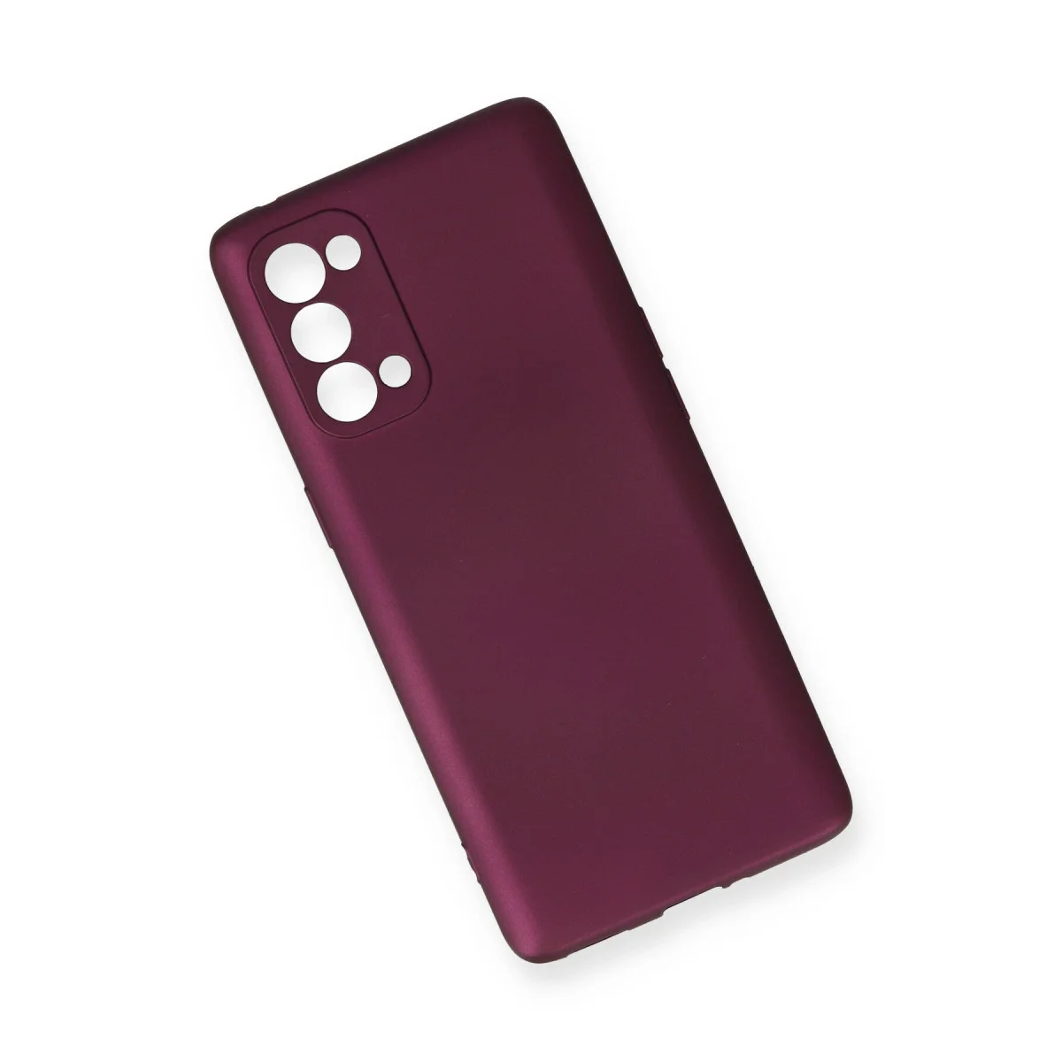 Reno 5 Pro Kılıf First Silikon - Mürdüm