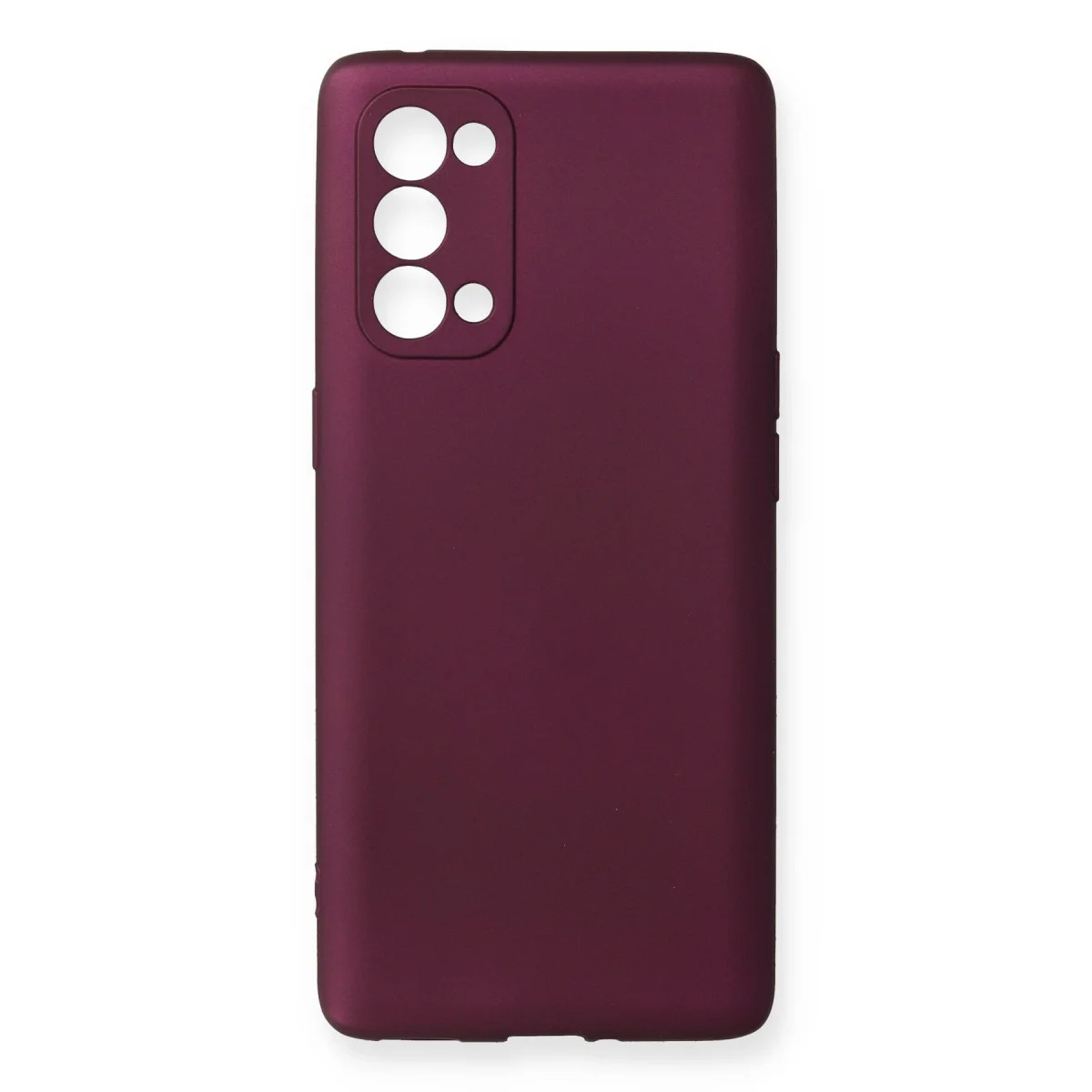 Reno 5 Pro Kılıf First Silikon - Mürdüm
