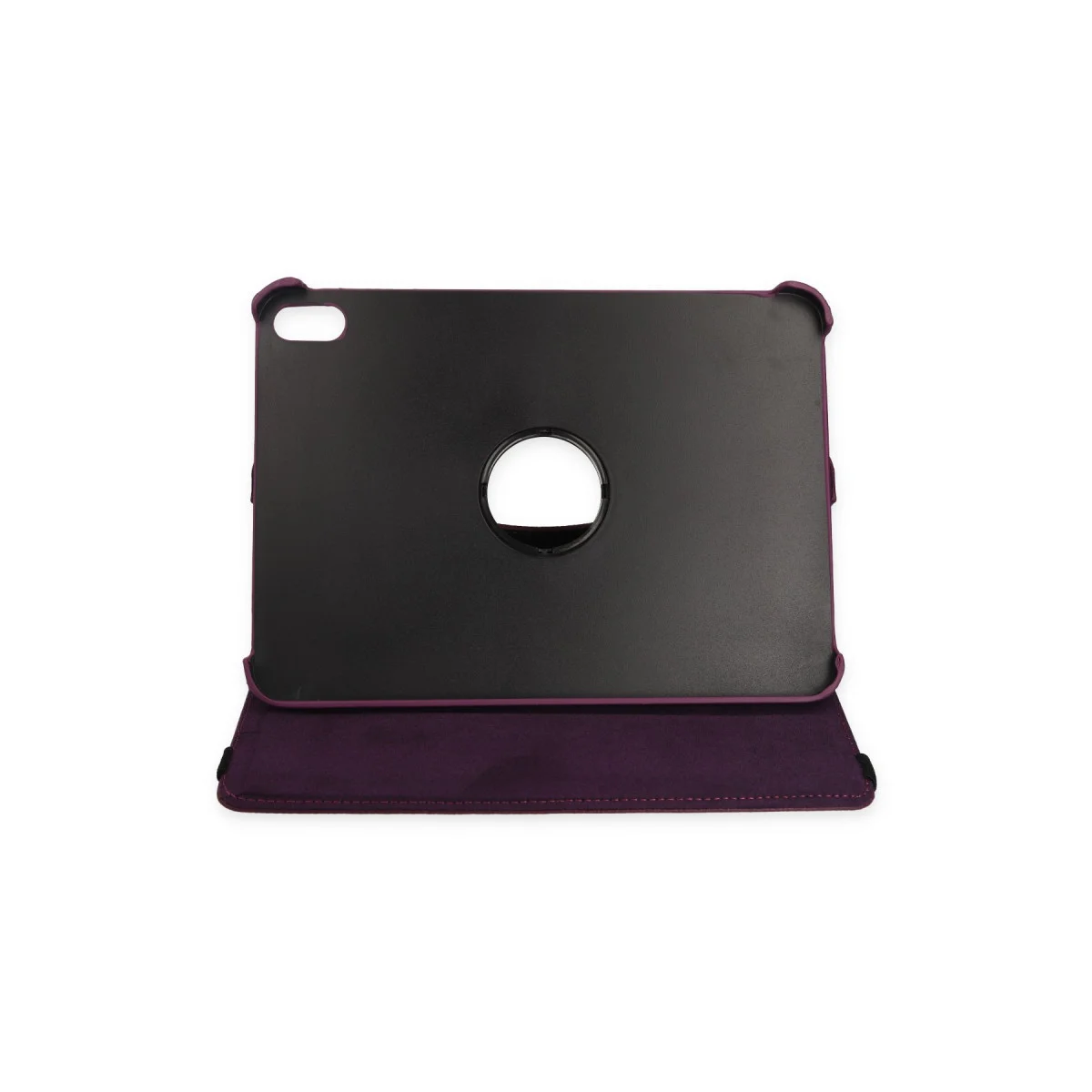 iPad 2022 10.9 (10.nesil) Kılıf 360 Tablet Deri Kılıf - Mürdüm