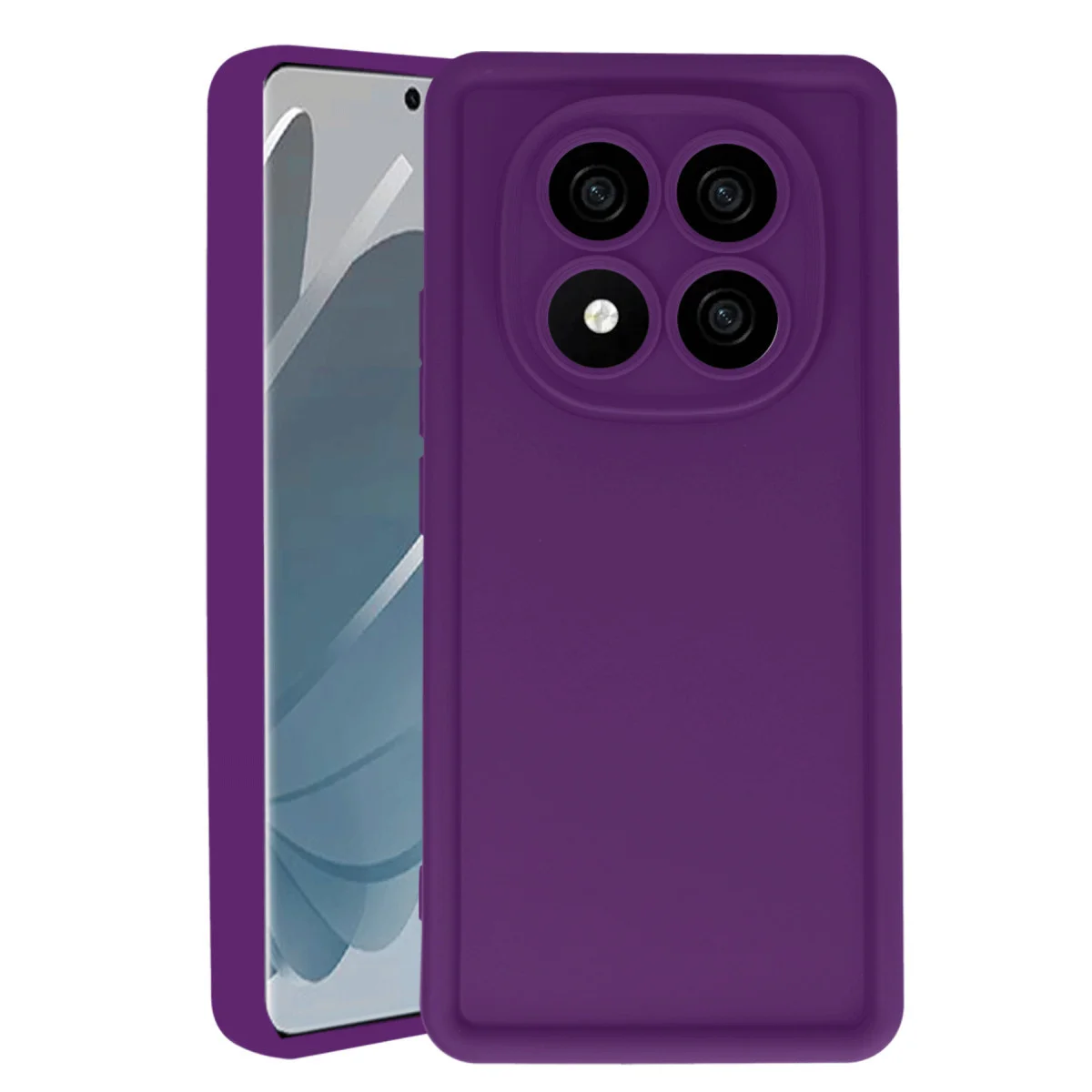Redmi Note 14 Pro 5G Kılıf Viera Silikon - Mürdüm