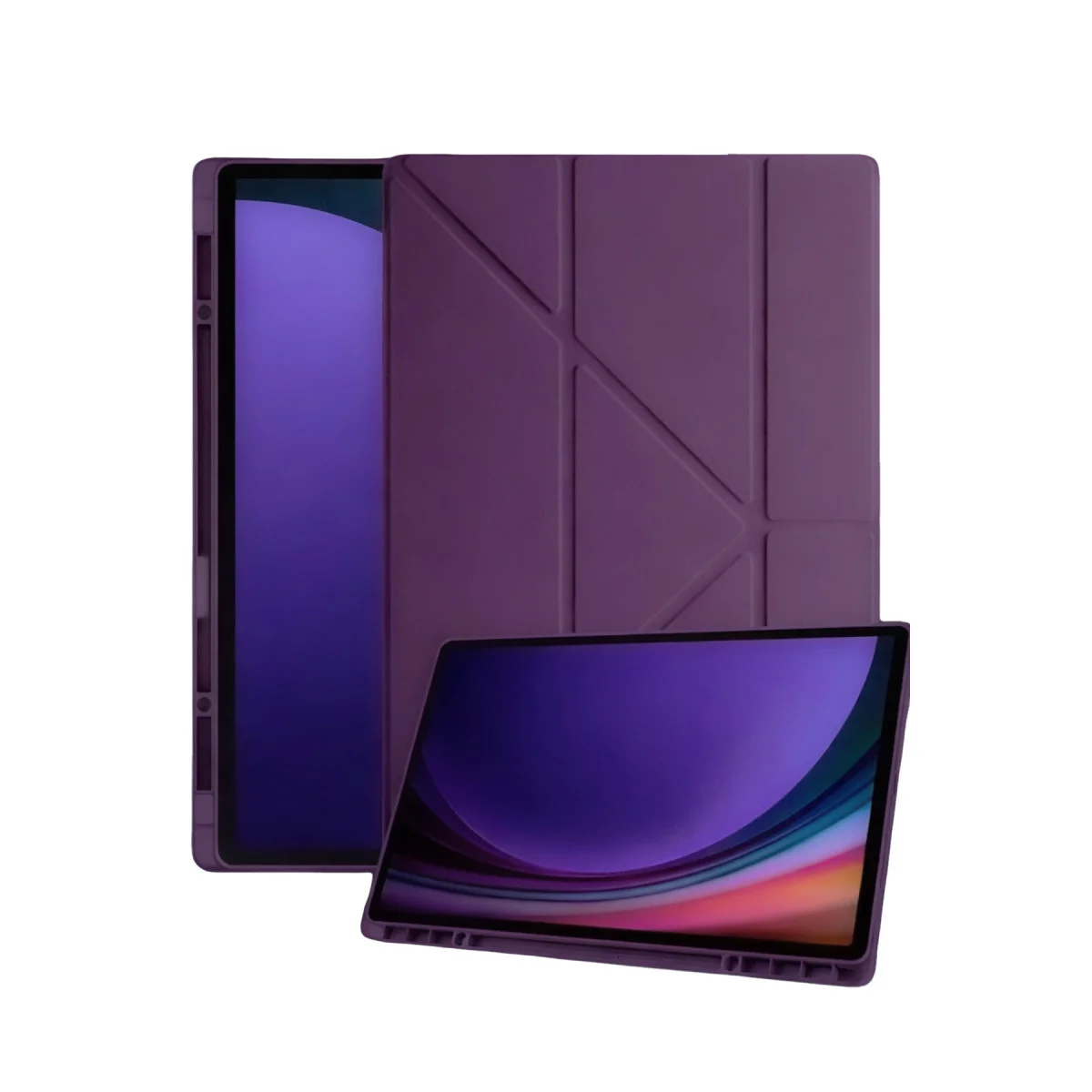Galaxy X730 Tab S11 Kalemlikli Mars Tablet Kılıfı - Mürdüm