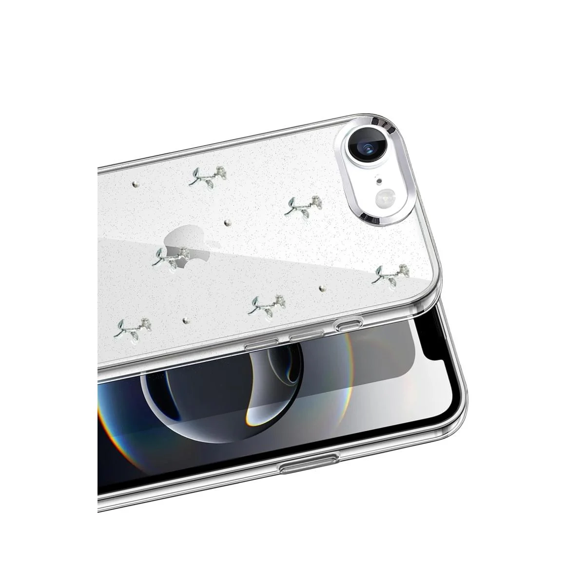 iPhone 16E Fiyonk Desenli Kapak - Desen 4