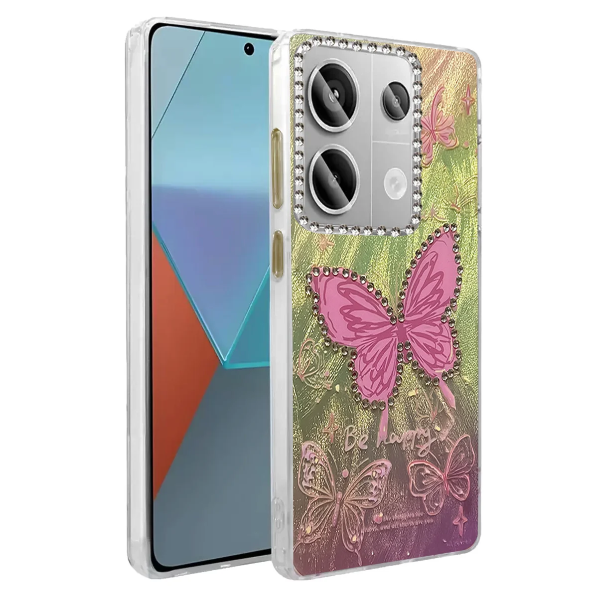 Redmi Note 13 Pro 4G Kılıf Blade Aynalı Desenli Kapak - Desen 5