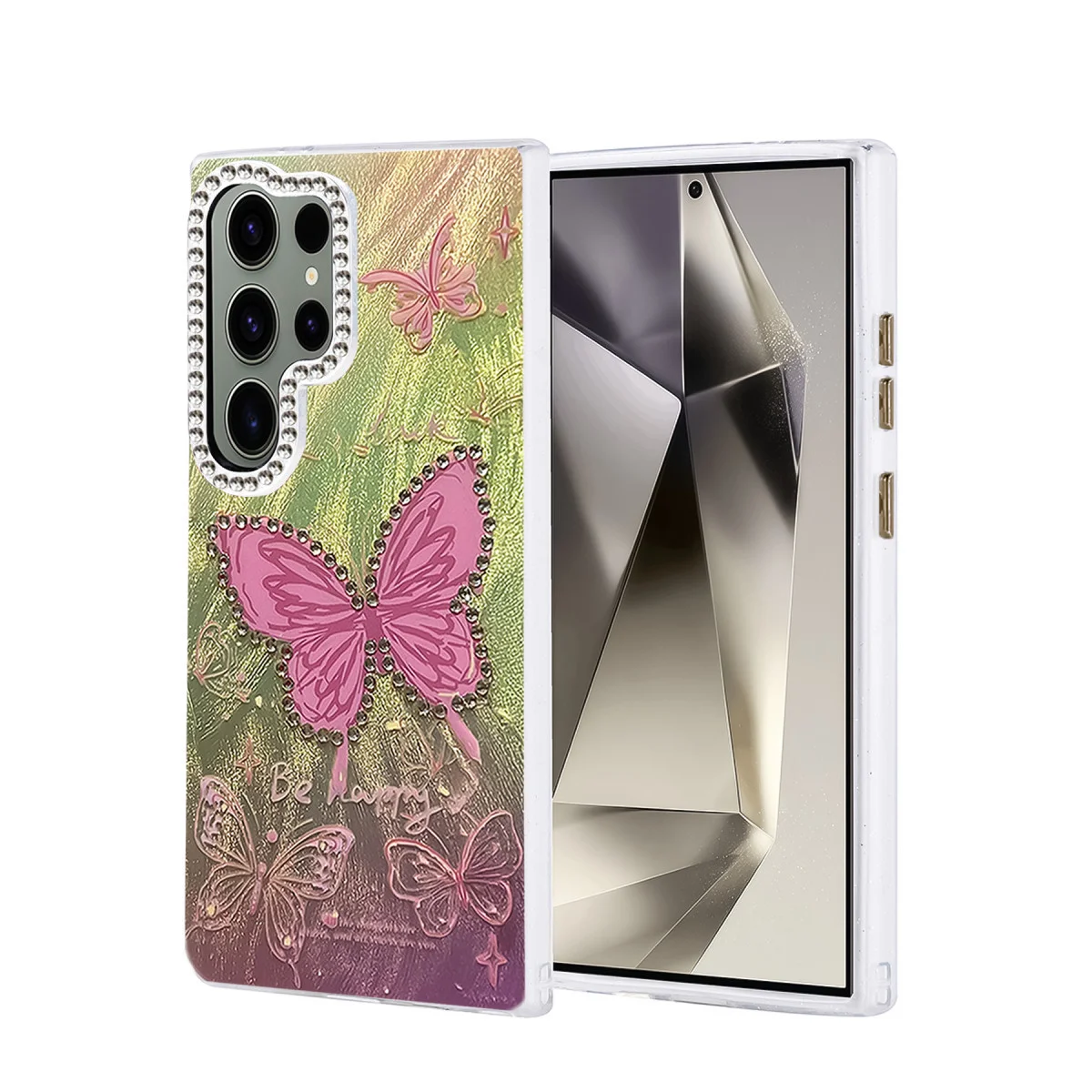 Galaxy S23 Ultra Kılıf Blade Aynalı Desenli Kapak - Desen 5