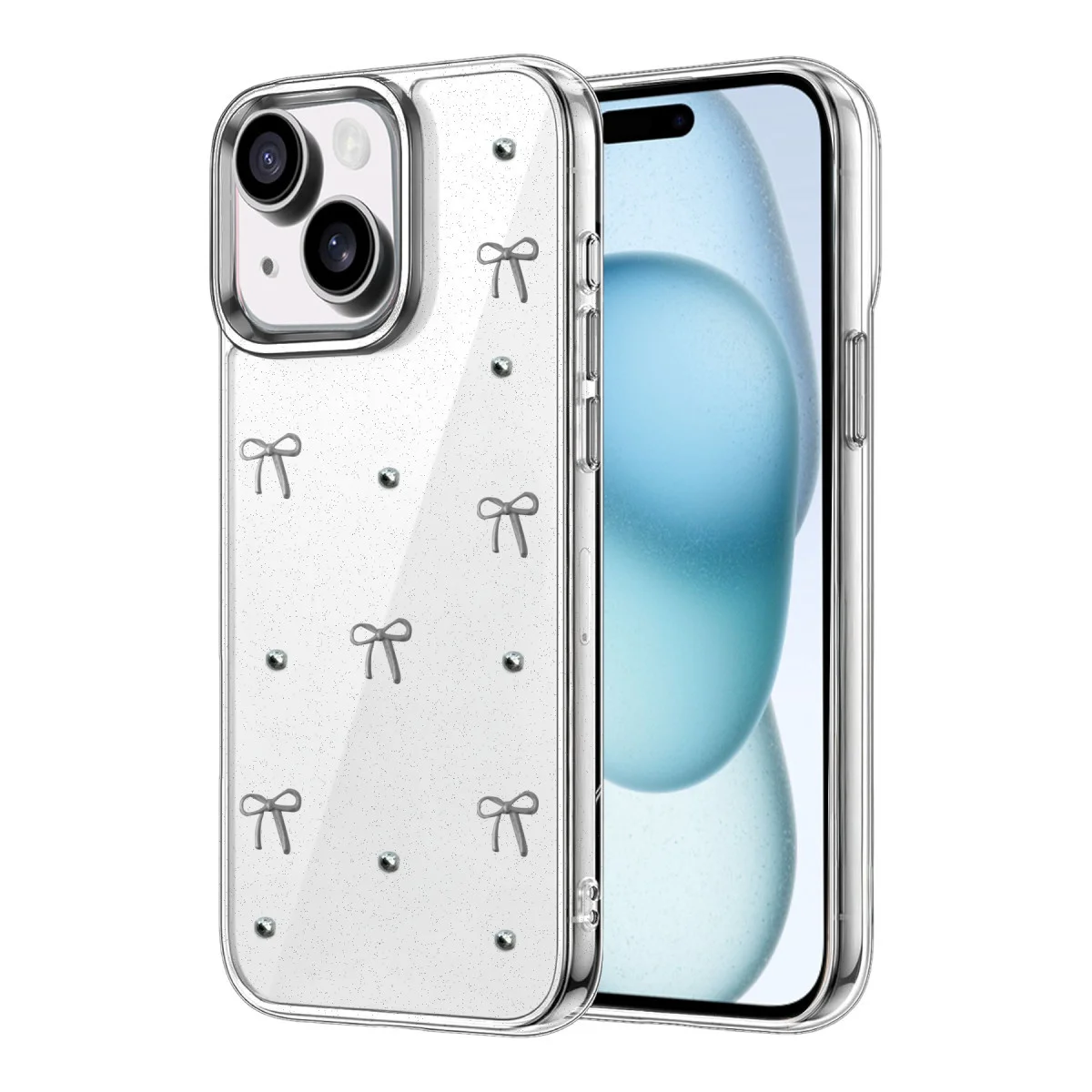 iPhone 14 Fiyonk Desenli Kapak - Desen 5