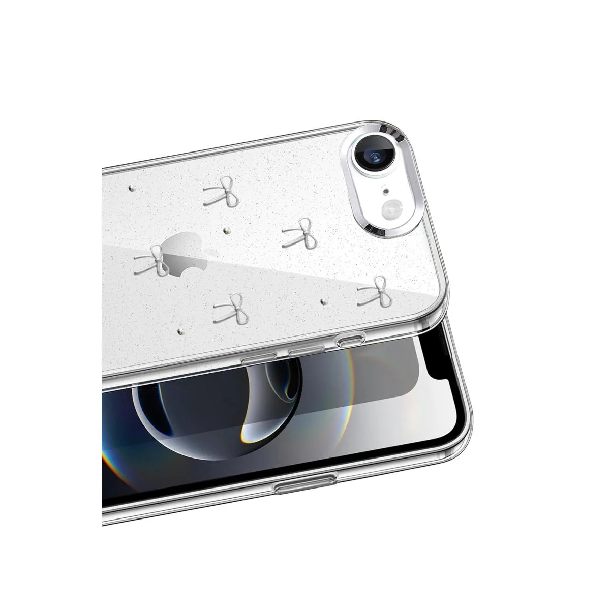 iPhone 16E Fiyonk Desenli Kapak - Desen 5