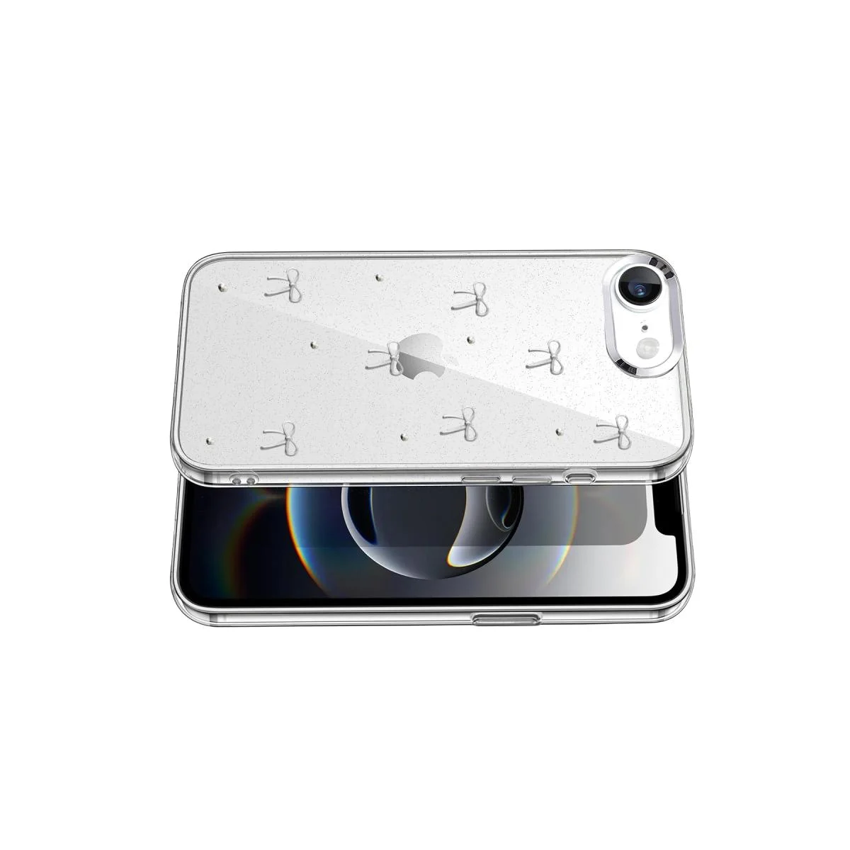 iPhone 16E Fiyonk Desenli Kapak - Desen 5