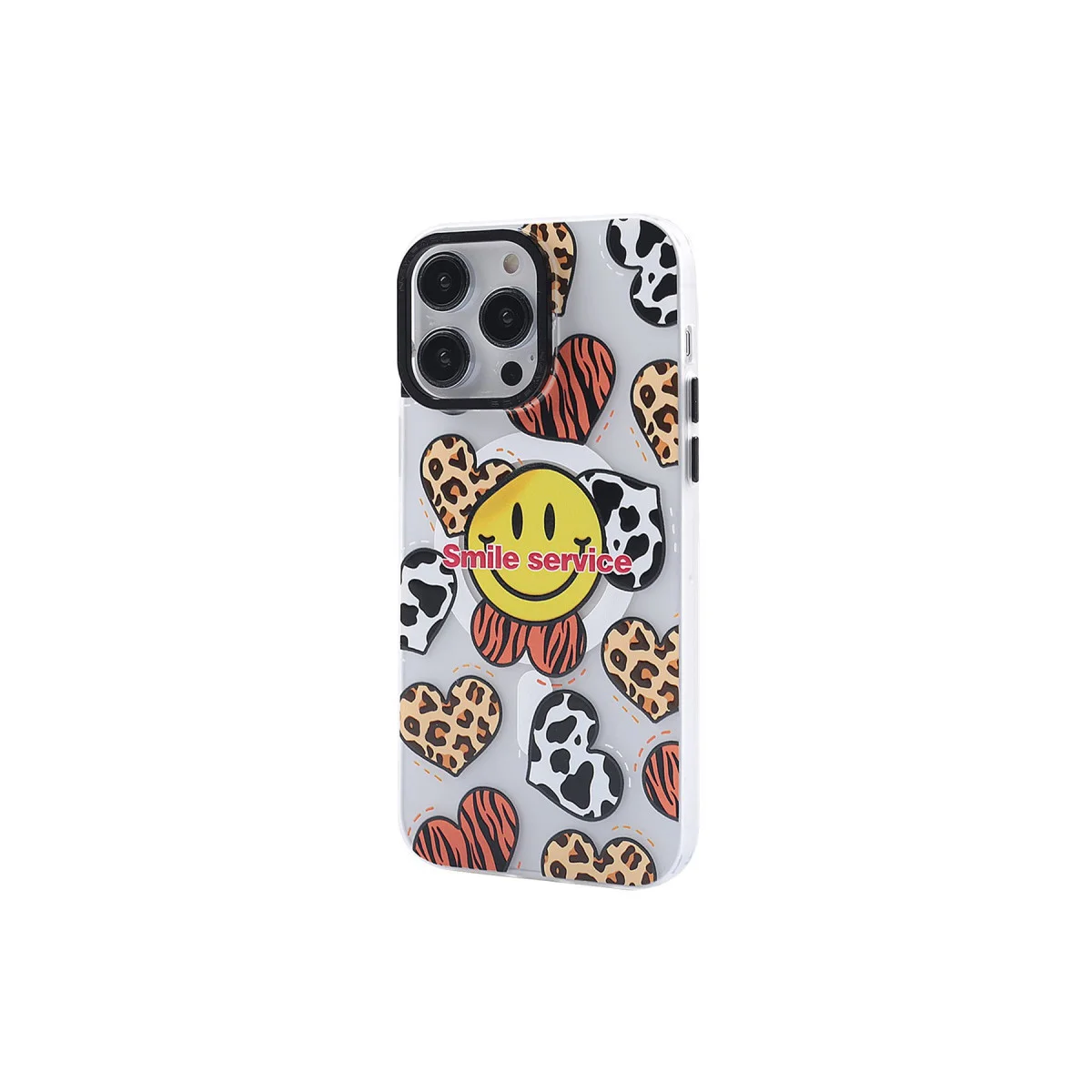 iPhone 13 Pro Kılıf Apollo Magneticsafe Desenli Kapak - Apollo Şeffaf - 2