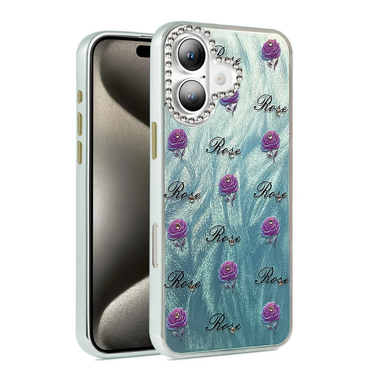 iPhone 16 Kılıf Blade Aynalı Desenli Kapak - Desen 9