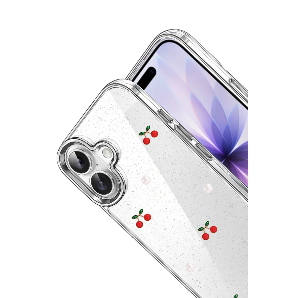 iPhone 17 Fiyonk Desenli Kapak - Desen 9