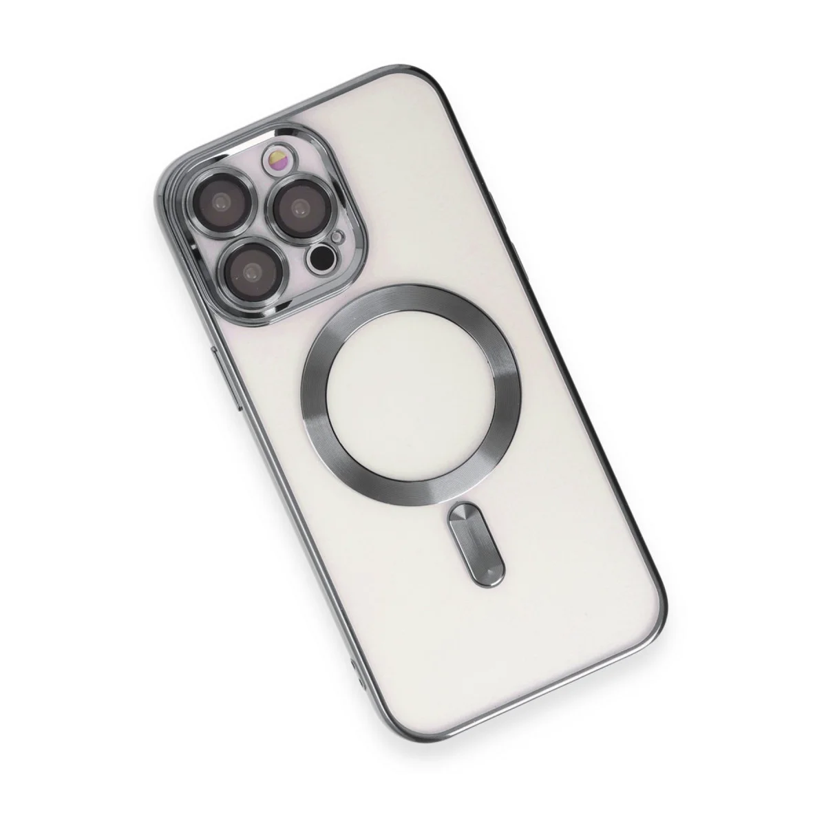 iPhone 15 Pro Kılıf Kross Magneticsafe Kapak - Titan Gri
