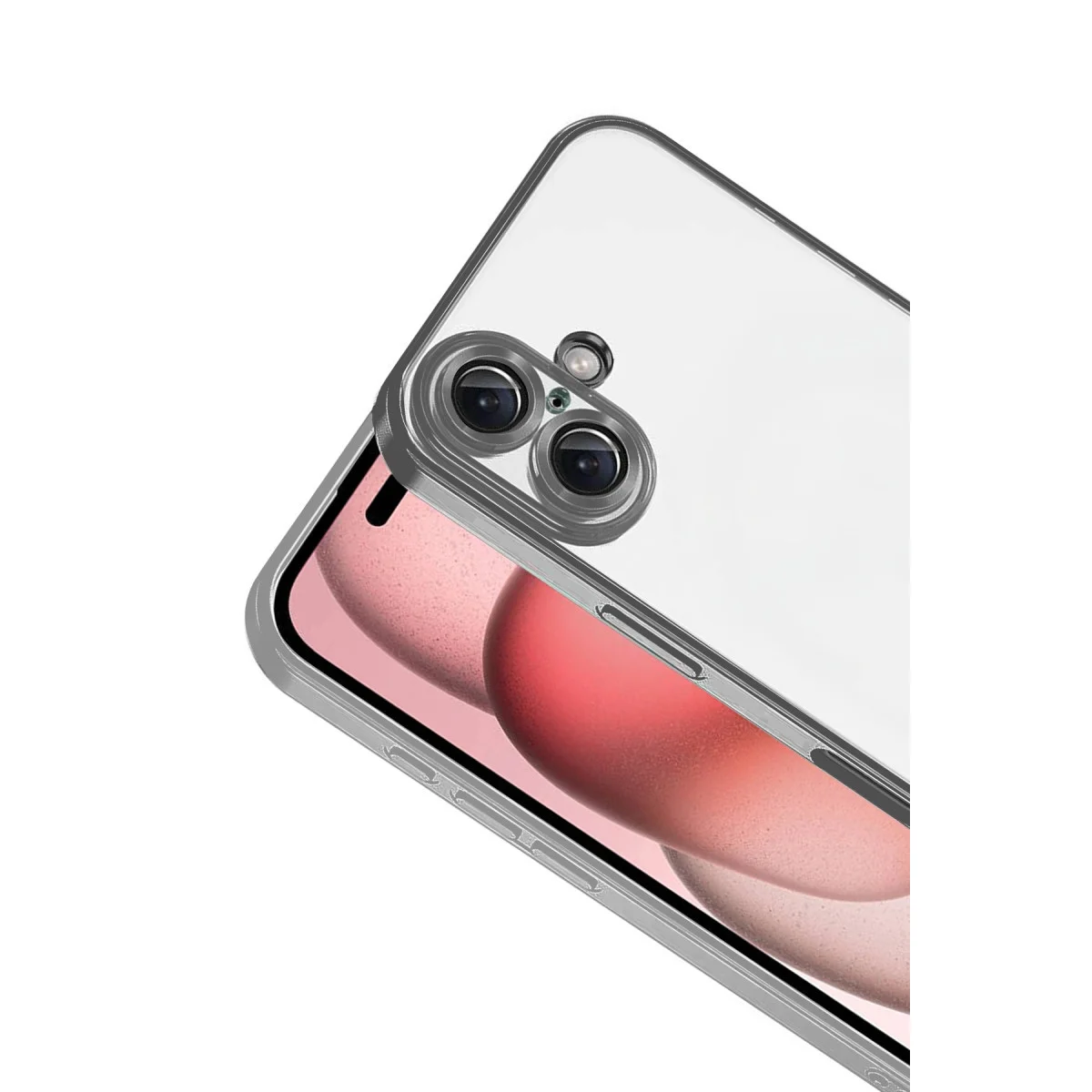 iPhone 17 Razer Lensli Silikon - Titan Gri
