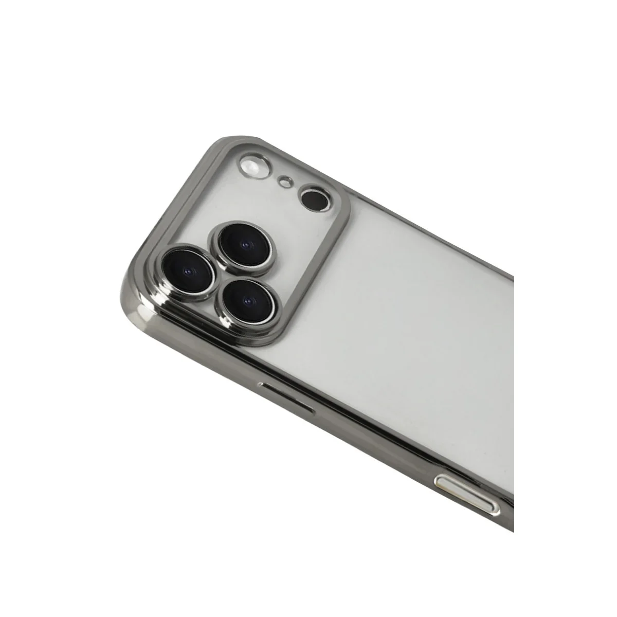 iPhone 17 Pro Max Razer Lensli Silikon - Titan Gri
