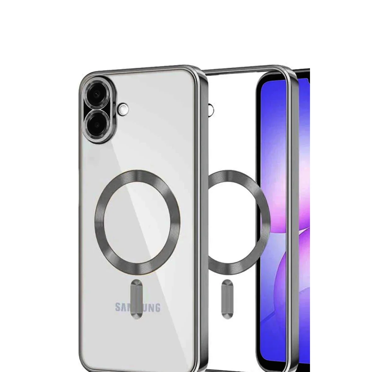 Galaxy A07 4G Kross Magneticsafe Kapak - Titan Gri