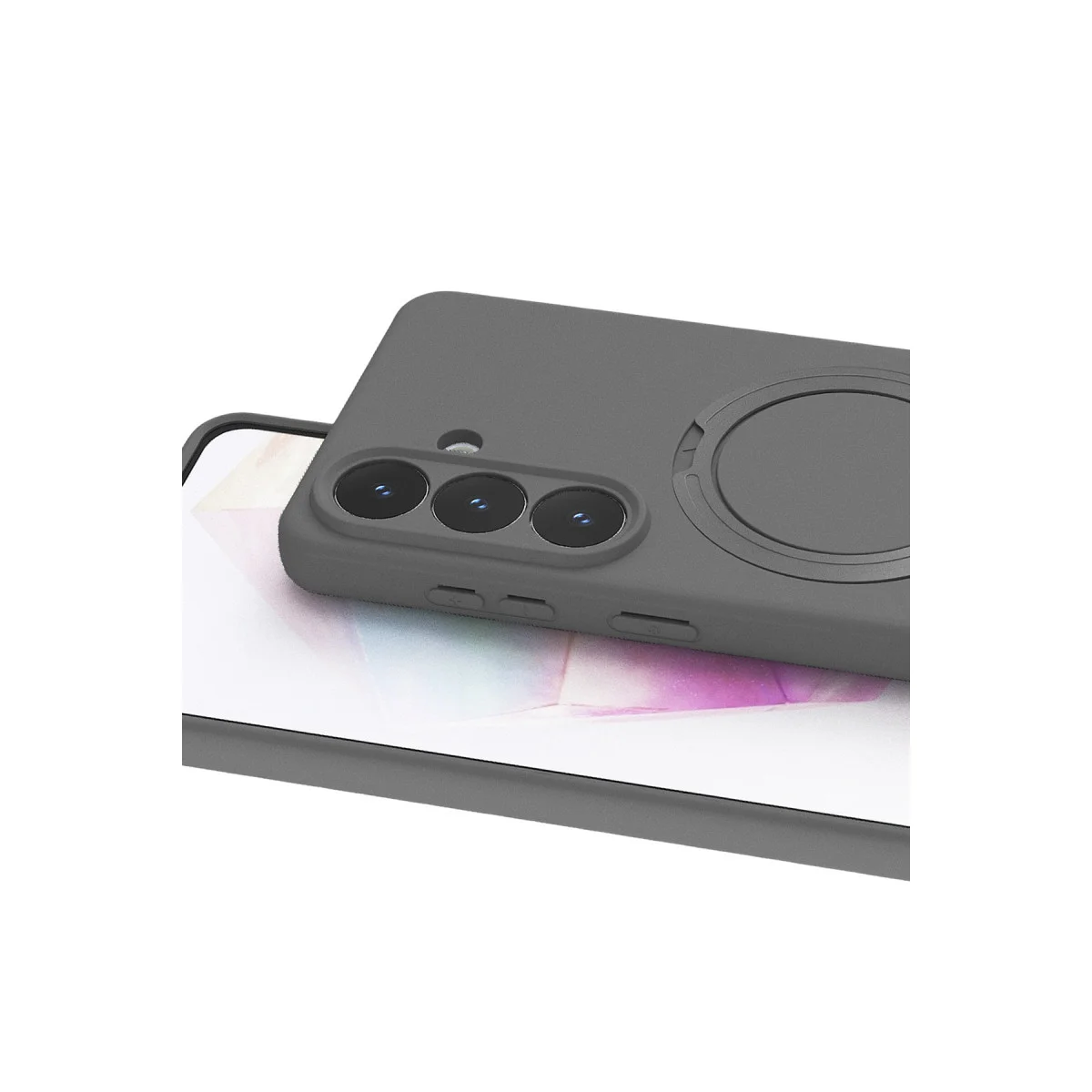 Galaxy S26 Plus Regal Magsafe Standlı Kapak - Titan Gri