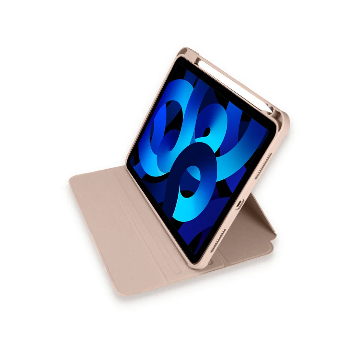 iPad Pro 11 (2021) Kılıf Starling 360 Kalemlikli Tablet Kılıf - Rose Gold