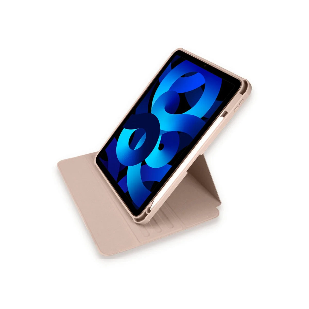 iPad Pro 11 (2021) Kılıf Starling 360 Kalemlikli Tablet Kılıf - Rose Gold