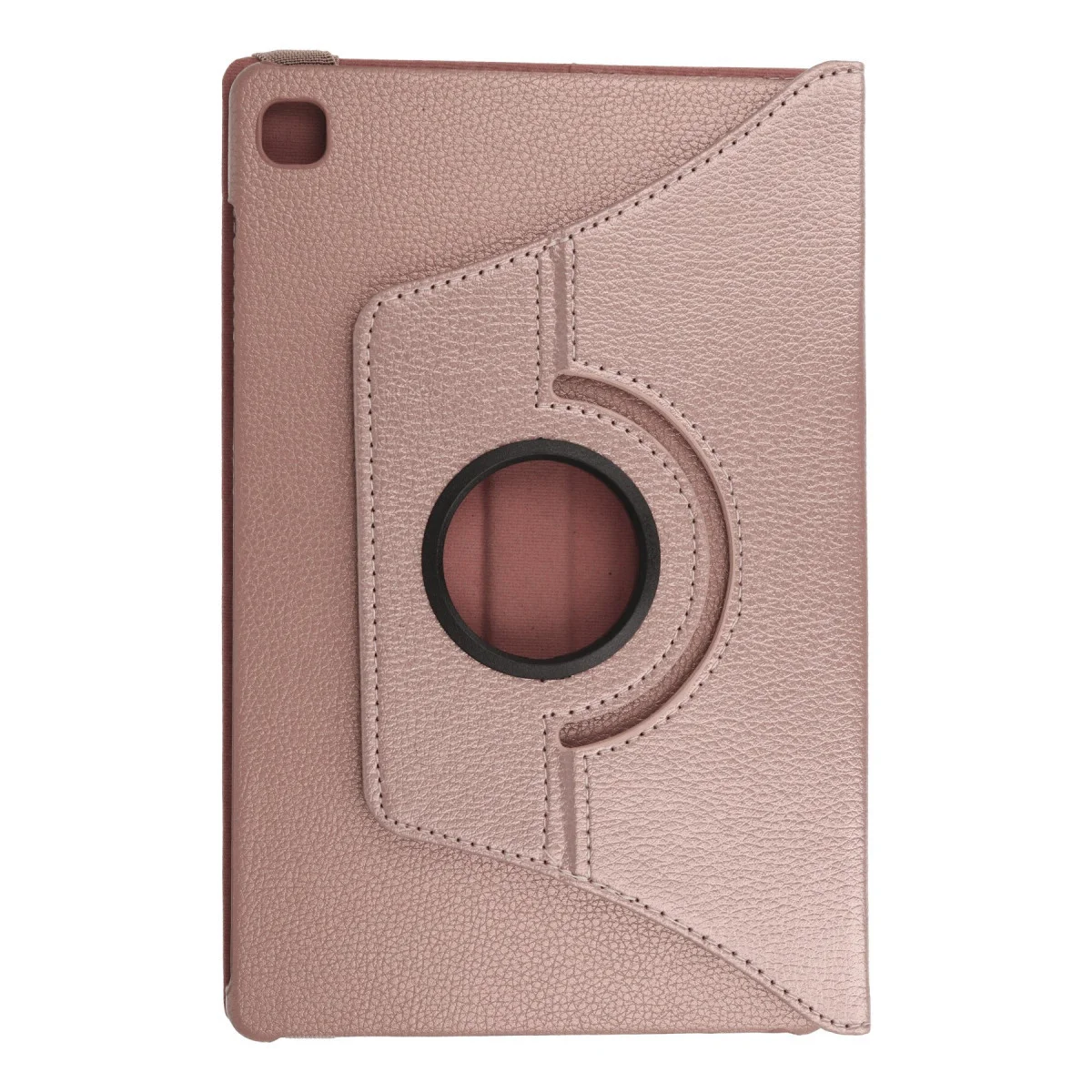 Galaxy P610 Tab S6 Lite 10.4 Kılıf 360 Tablet Deri Kılıf - Rose Gold