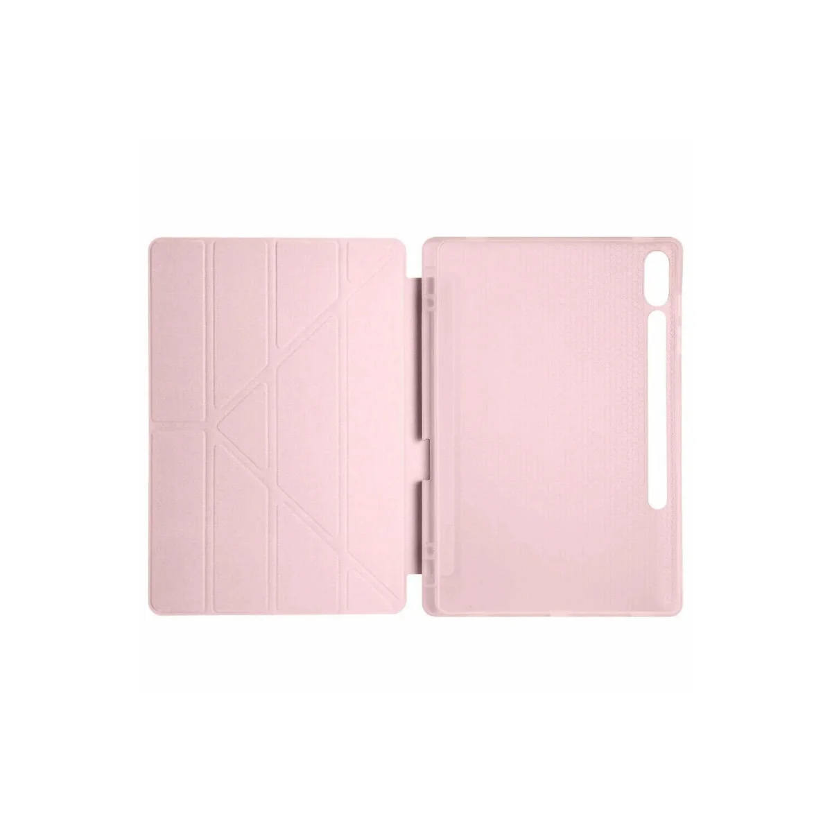 Galaxy X510 Tab S9 FE 11 Kılıf Kalemlikli Mars Tablet Kılıfı - Rose Gold