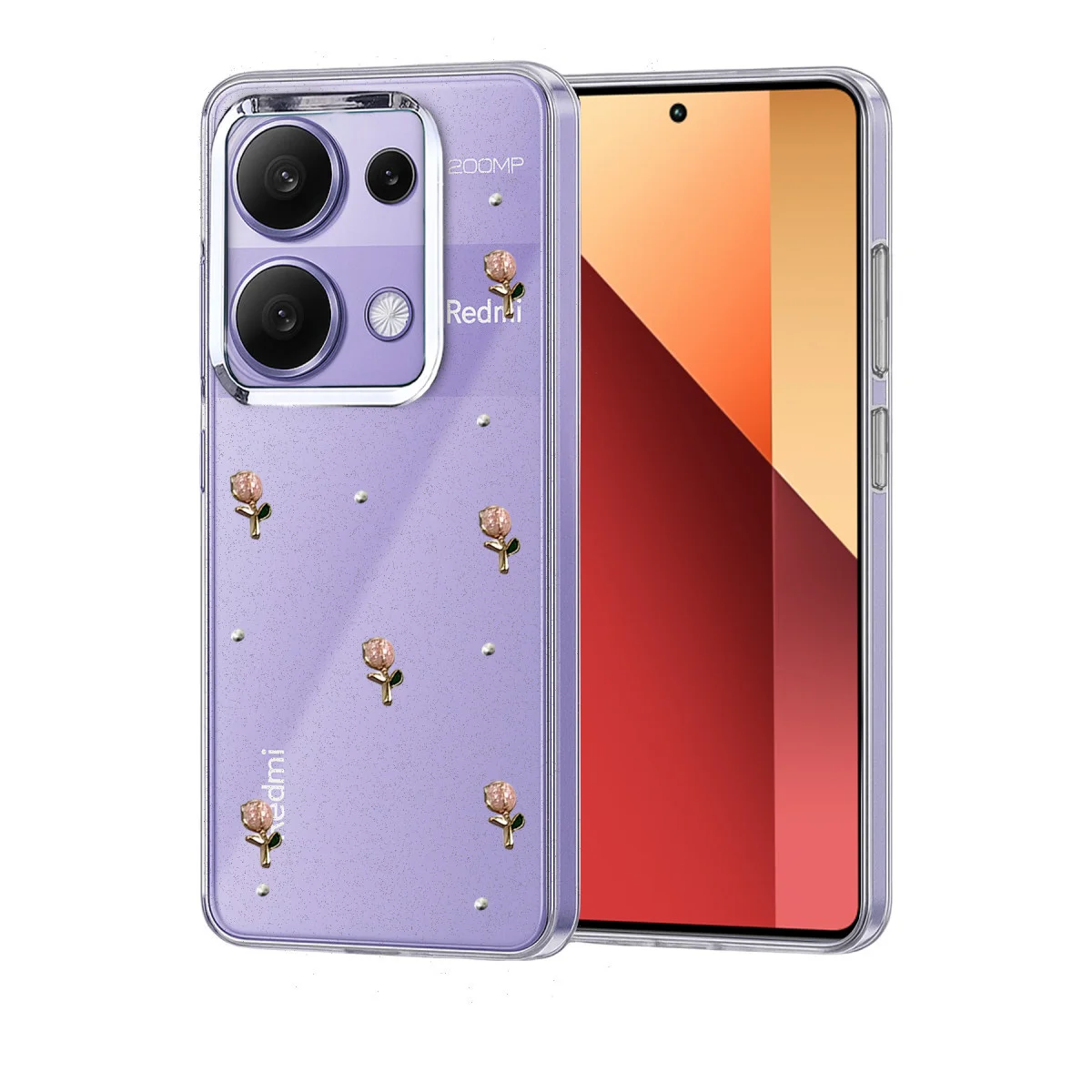 Redmi Note 13 Pro 4G Fiyonk Desenli Kapak - Desen 6