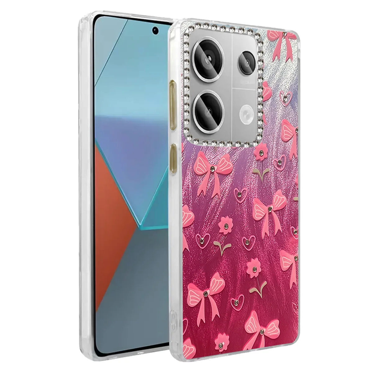 Redmi Note 13 Pro 4G Kılıf Blade Aynalı Desenli Kapak - Desen 3