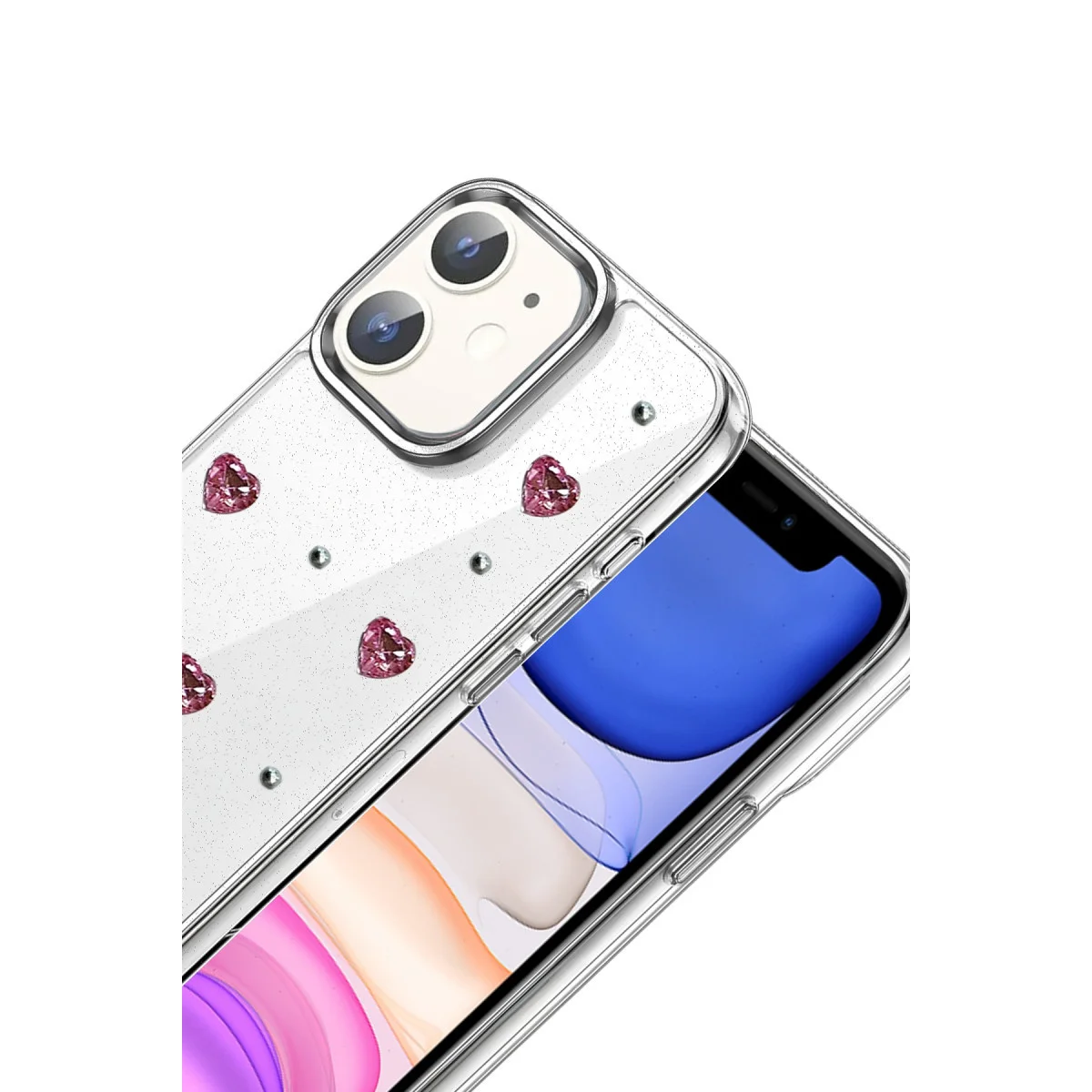 iPhone 12 Fiyonk Desenli Kapak - Desen 3