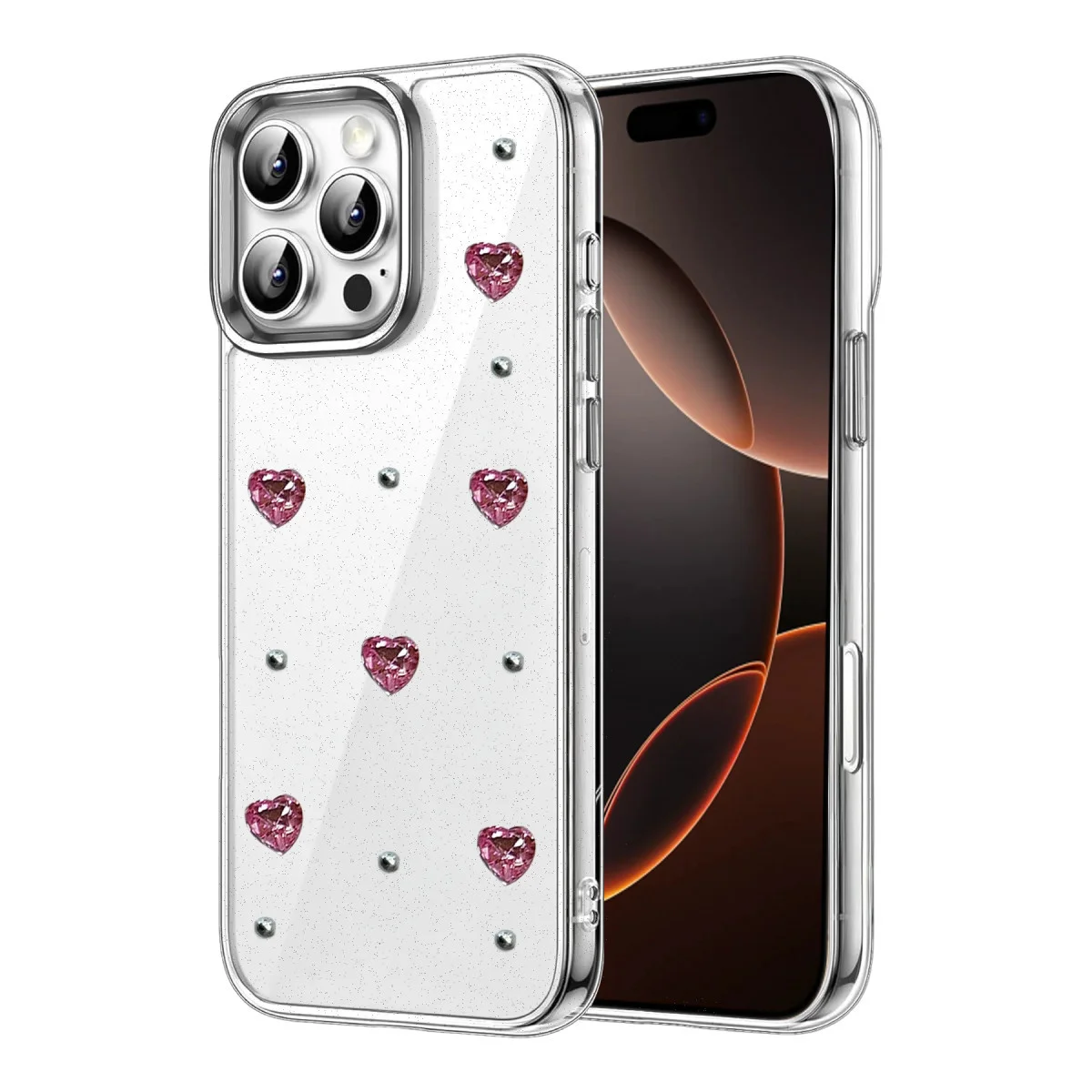 iPhone 16 Pro Fiyonk Desenli Kapak - Desen 3